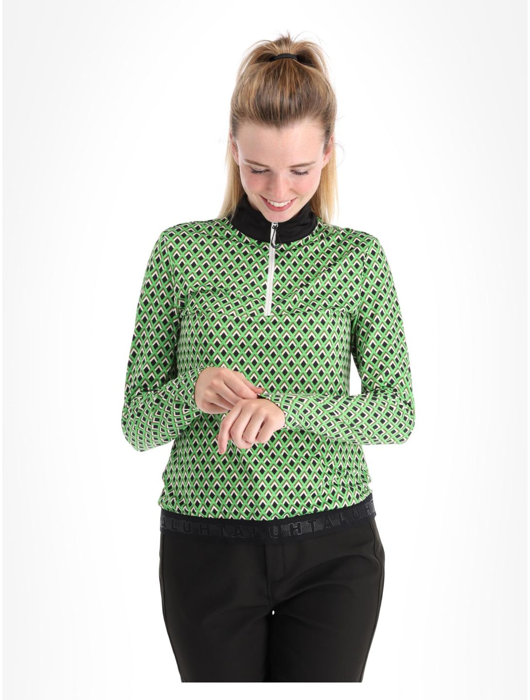 Luhta, Hukari jersey mujeres Leaf Green verde 