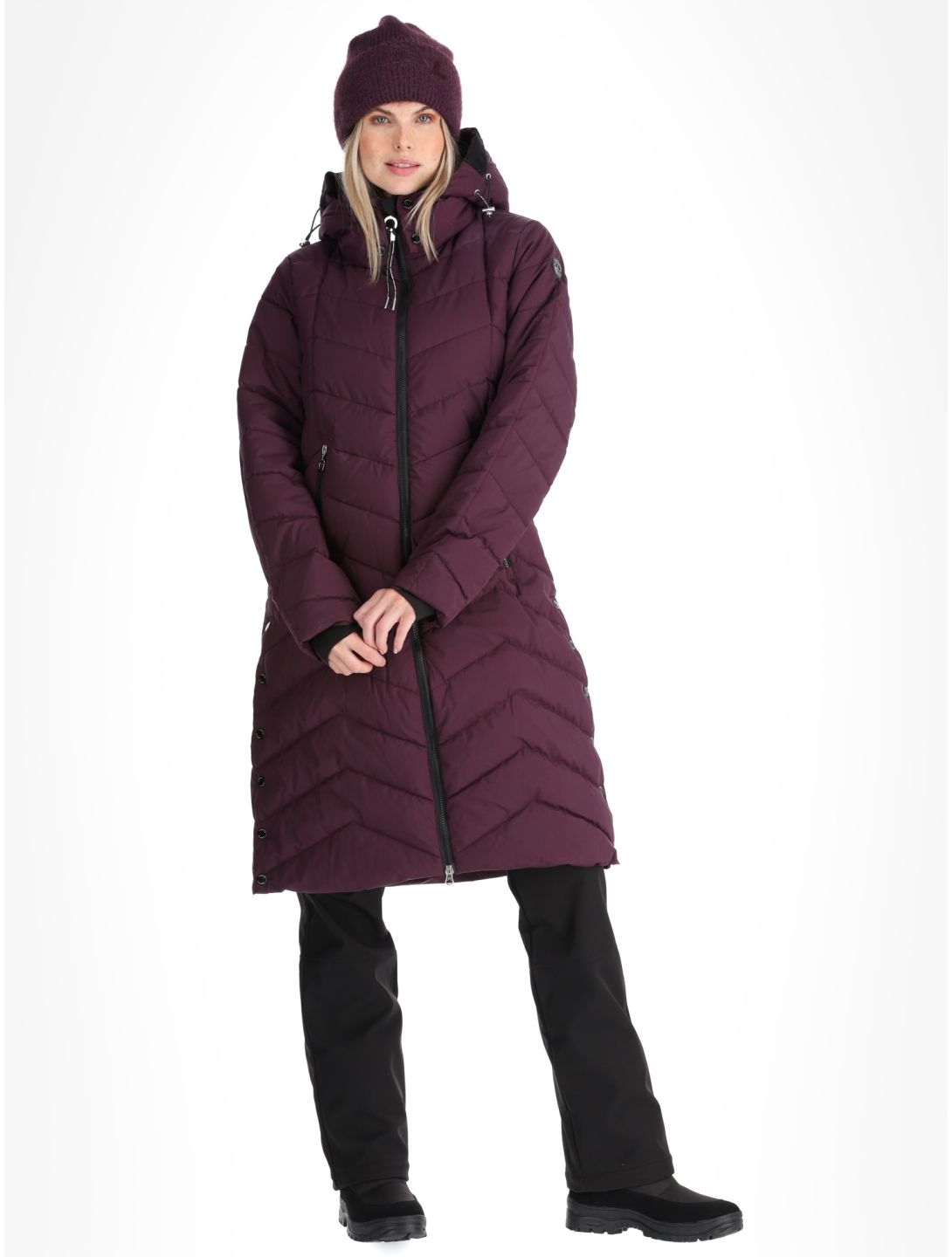 Luhta, Iiksi chaqueta de invierno mujeres Plum 