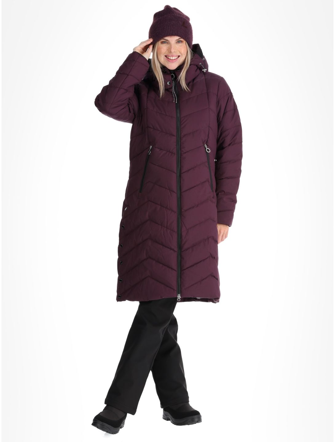 Luhta, Iiksi chaqueta de invierno mujeres Plum 