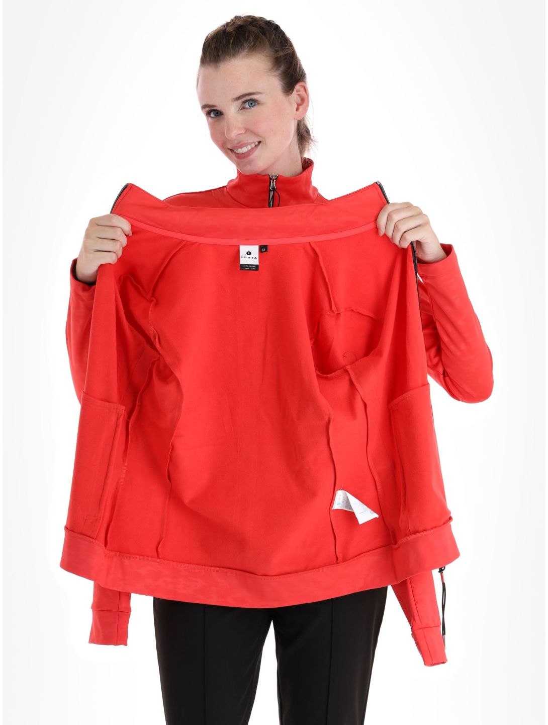 Luhta, Iissalo chaleco mujeres Classic Red rojo 