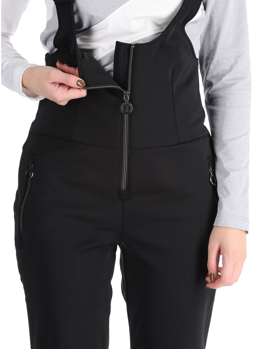 Luhta, Jaama pantalones de esquí softshell mujeres Black negro 