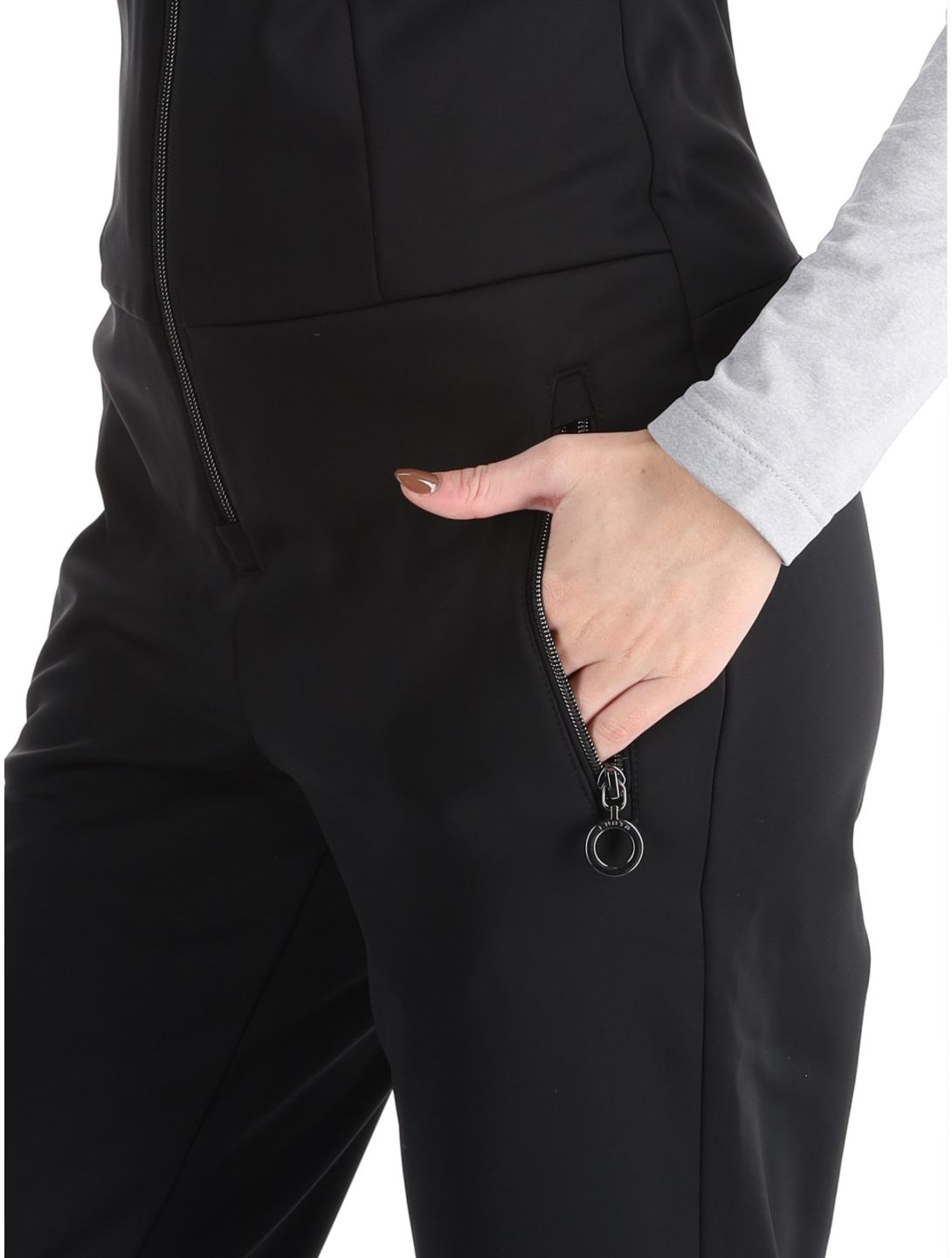 Luhta, Jaama pantalones de esquí softshell mujeres Black negro 