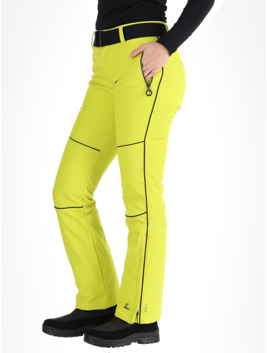 Luhta, Jaamalai pantalones de esquí softshell mujeres Aloe verde 