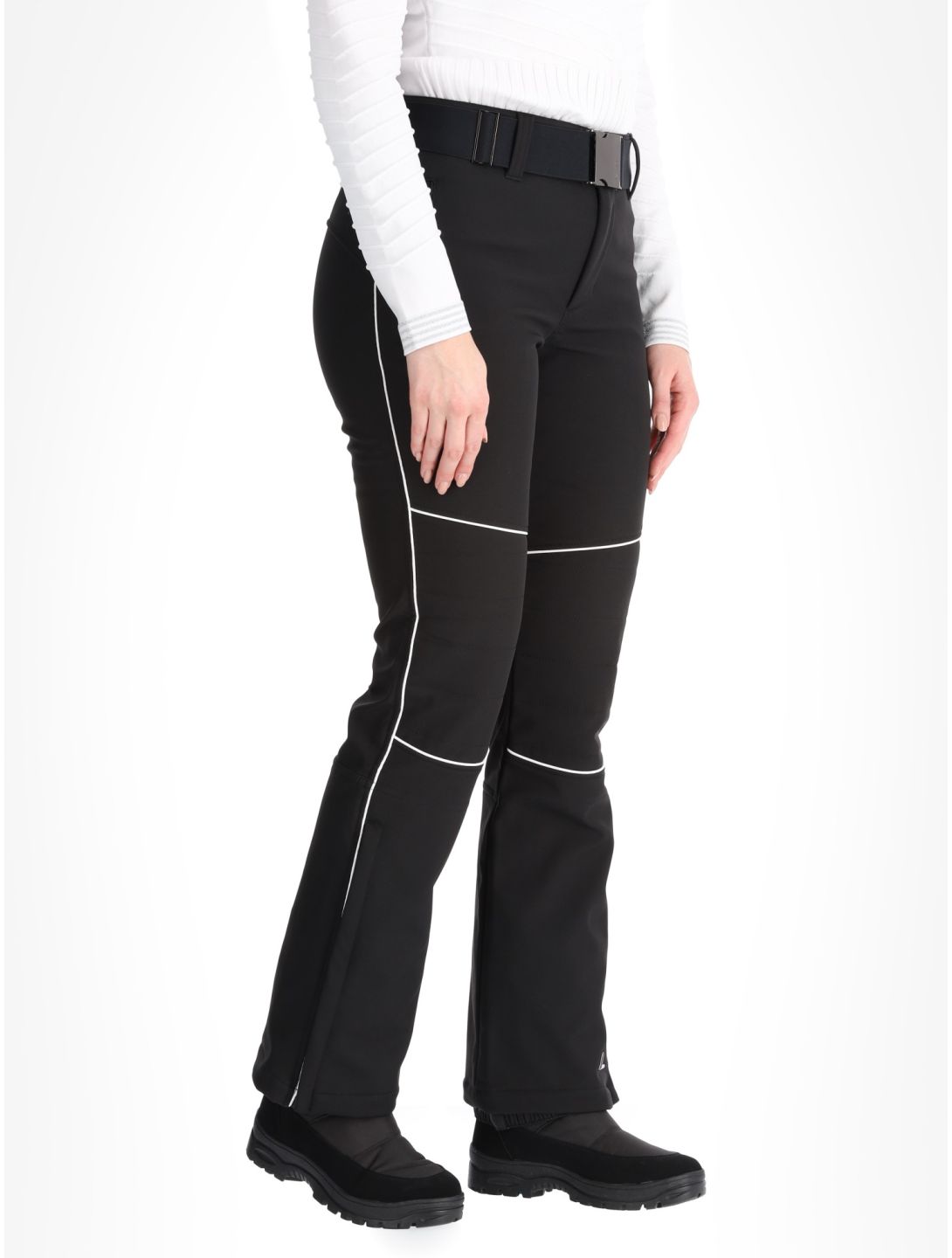 Luhta, Jaamalai pantalones de esquí softshell mujeres Black negro 