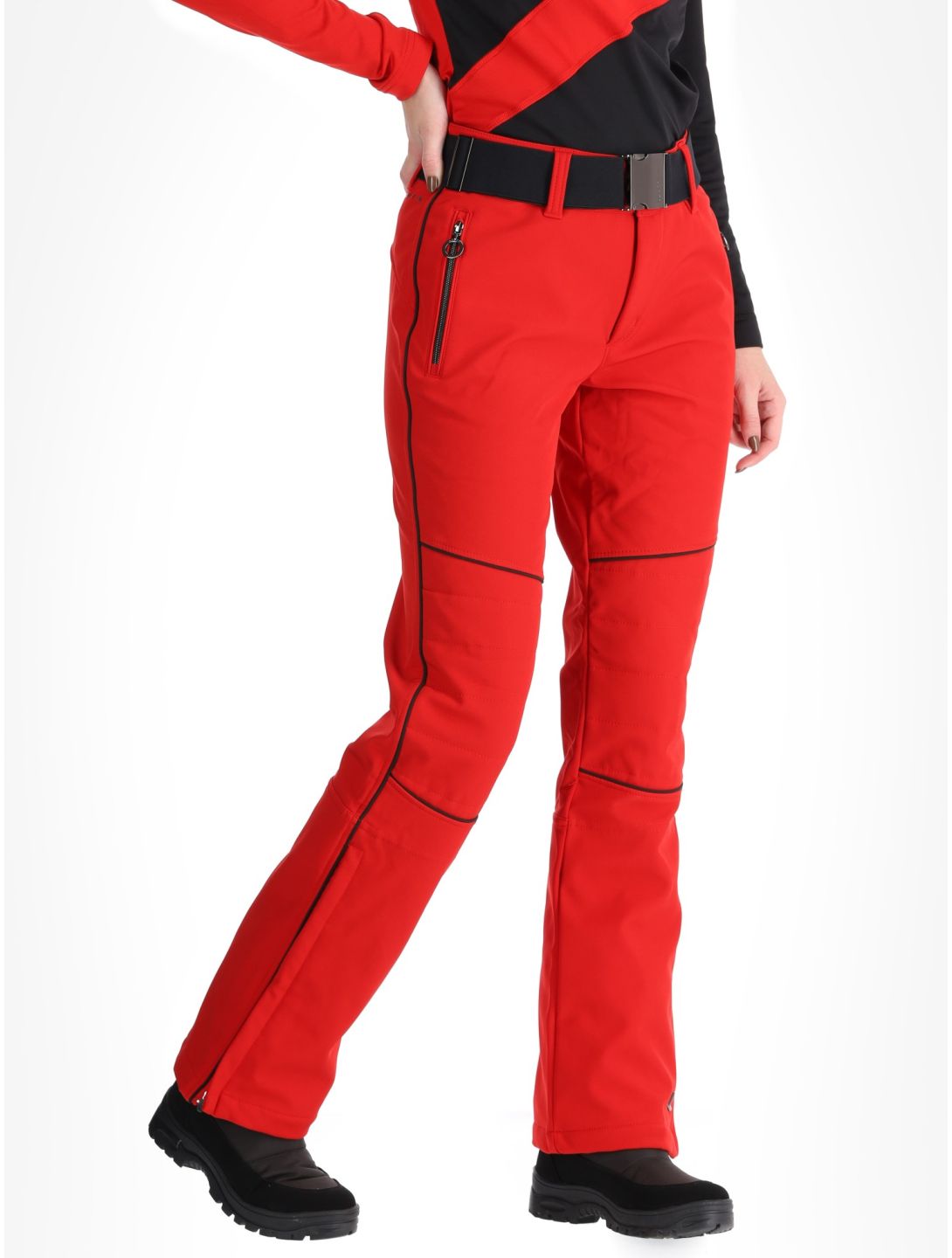 Luhta, Jaamalai pantalones de esquí softshell mujeres Cranberry rojo 