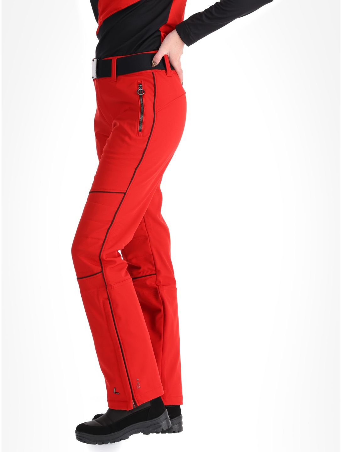 Luhta, Jaamalai pantalones de esquí softshell mujeres Cranberry rojo 