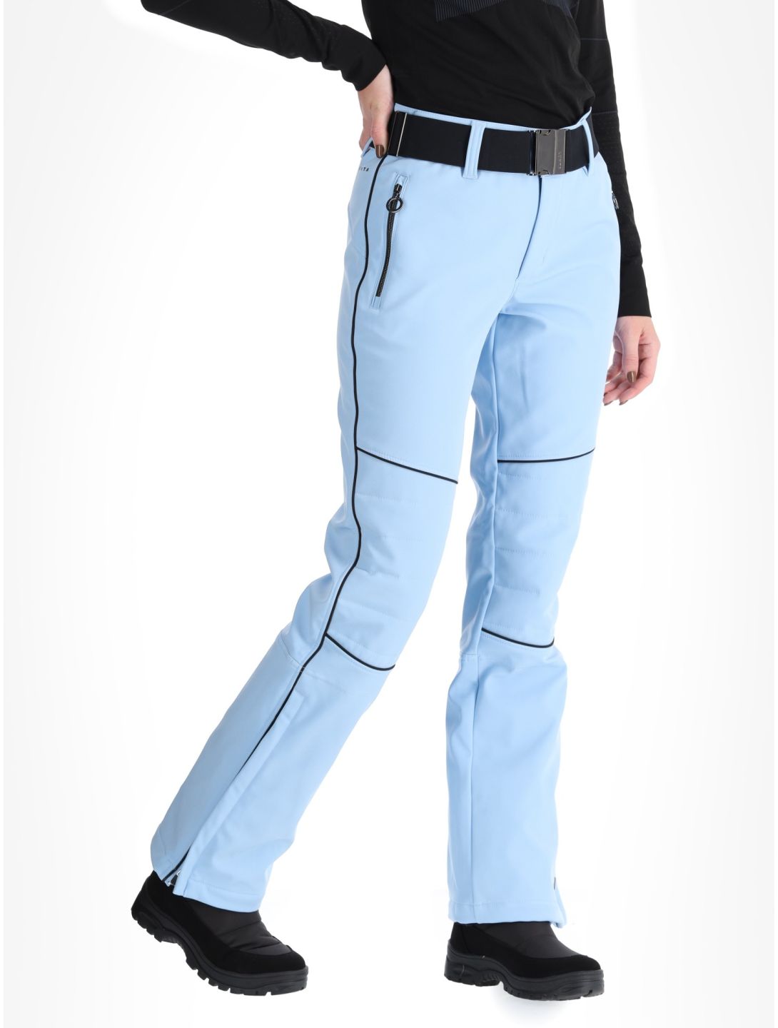 Luhta, Jaamalai pantalones de esquí softshell mujeres Light Blue azul 