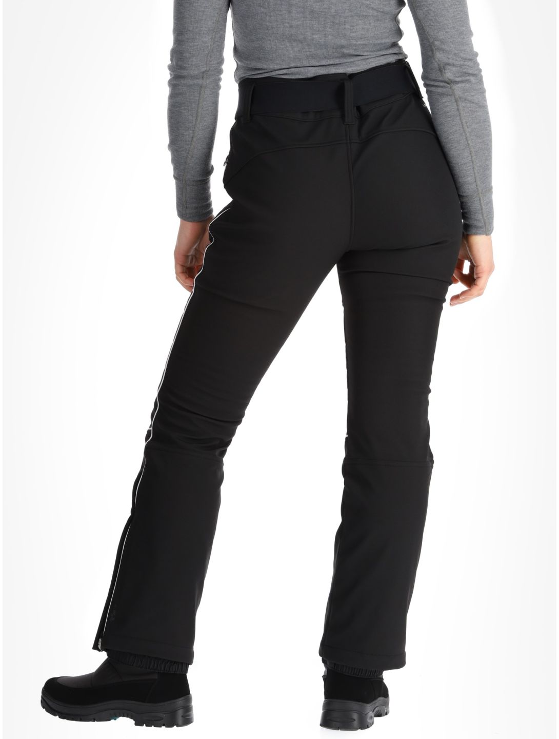 Luhta, Jaamalai C pantalones de esquí softshell mujeres Black negro 