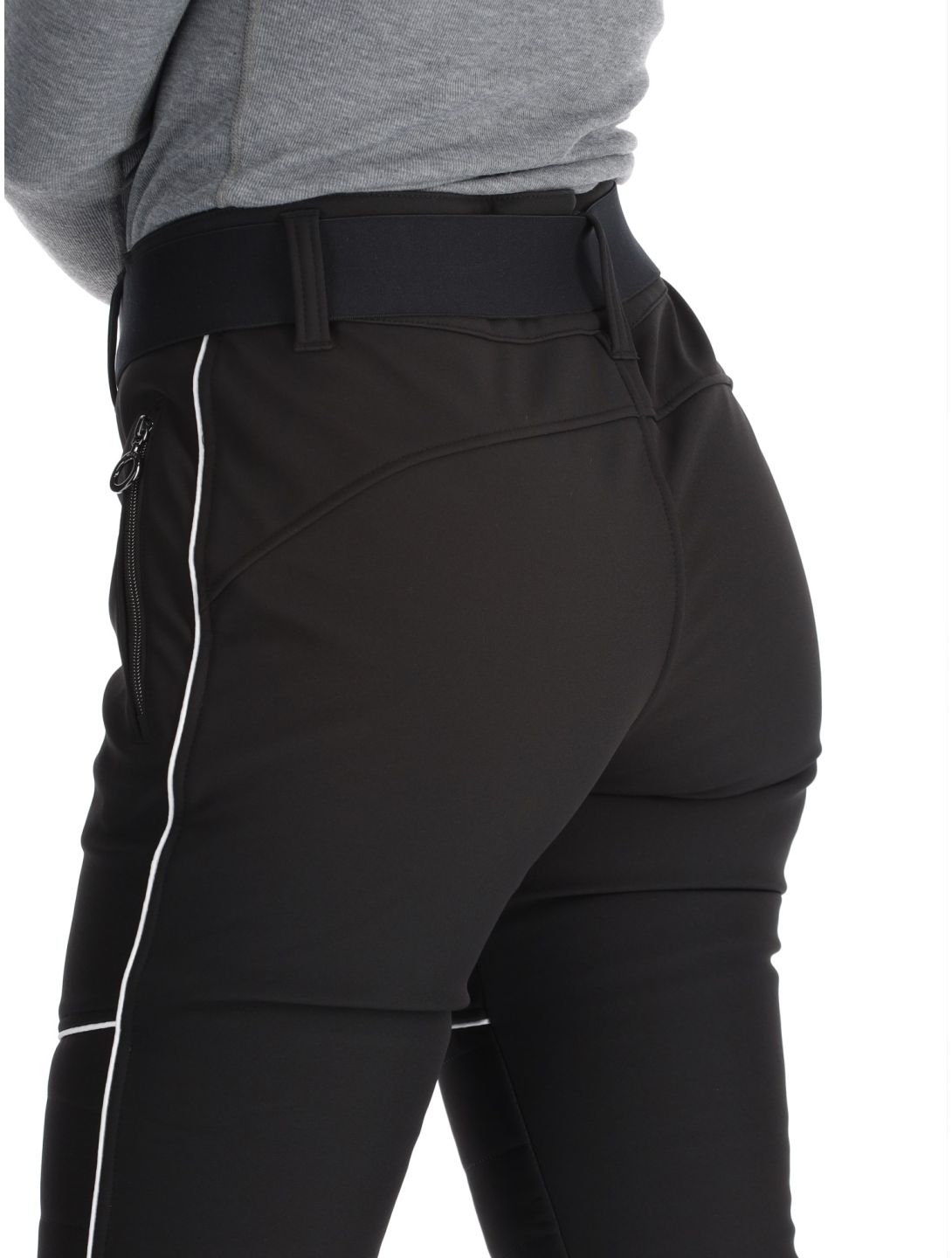 Luhta, Jaamalai C pantalones de esquí softshell mujeres Black negro 