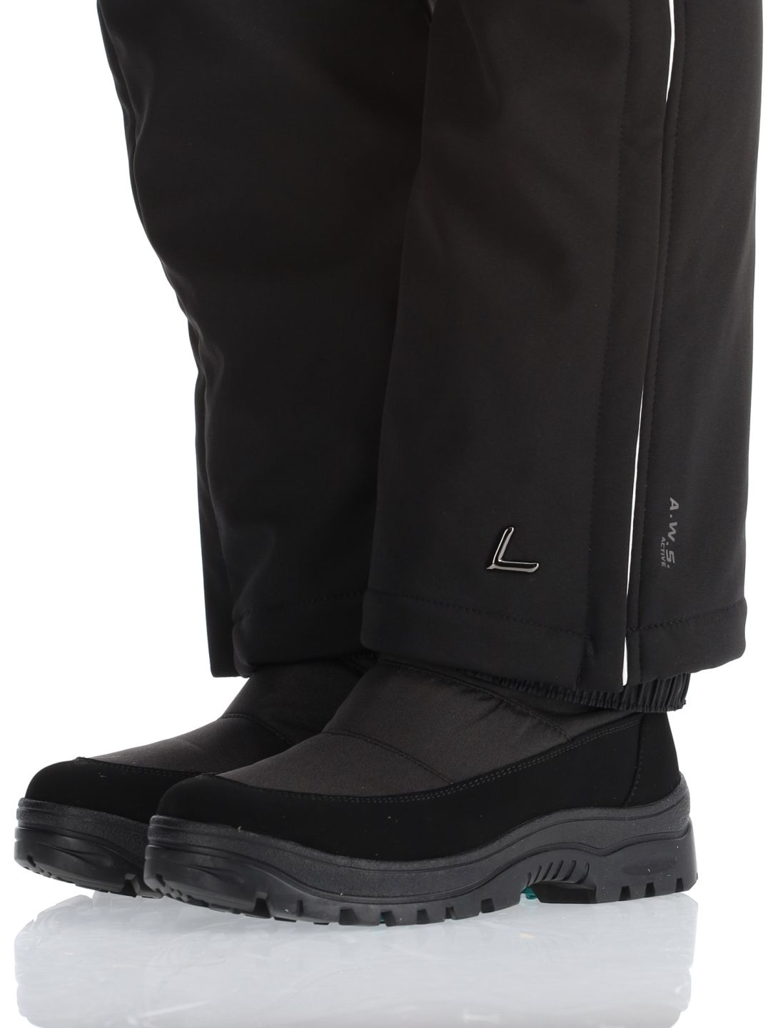 Luhta, Jaamalai C pantalones de esquí softshell mujeres Black negro 