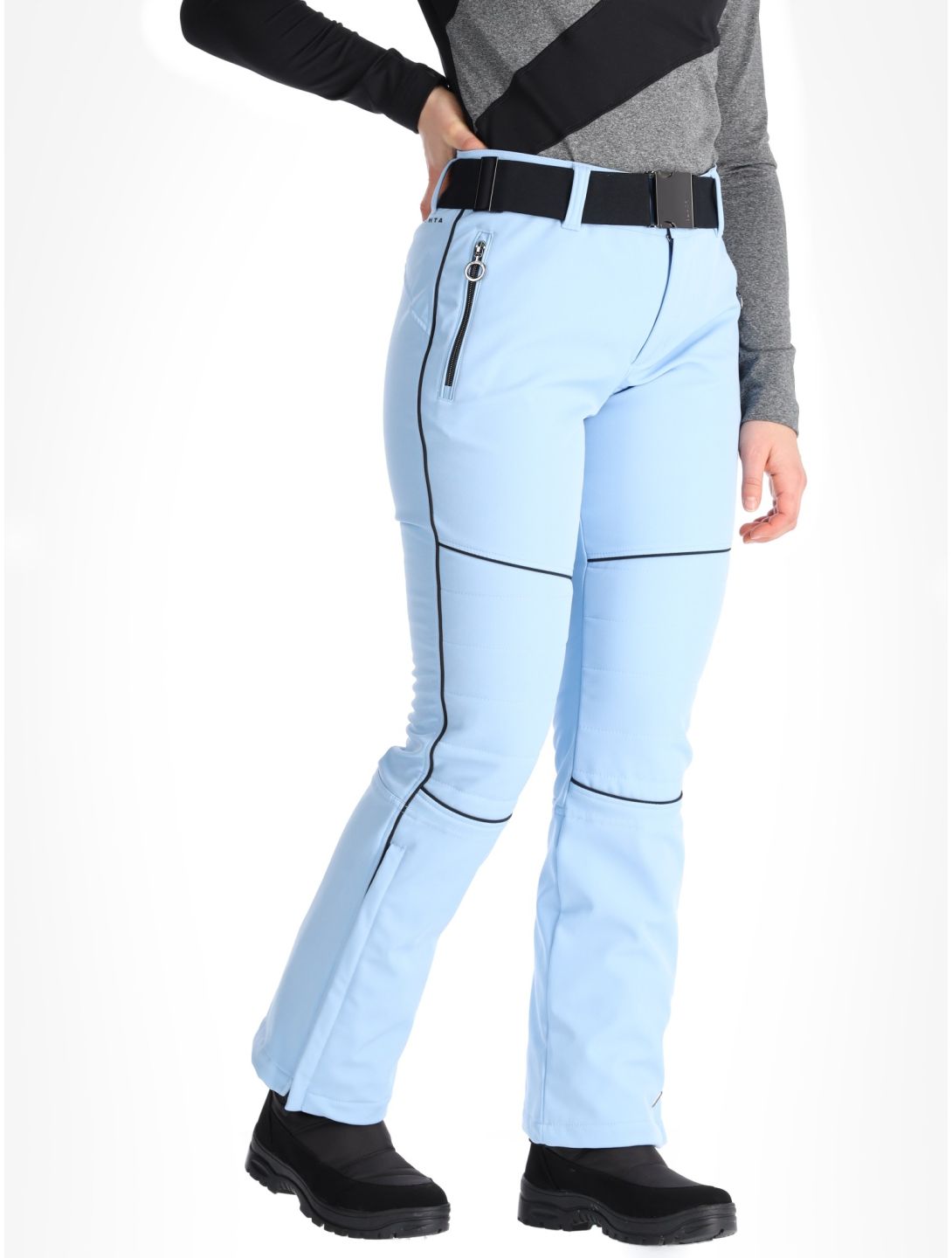 Luhta, Jaamalai C pantalones de esquí softshell modelo pequeño mujeres Light Blue azul 