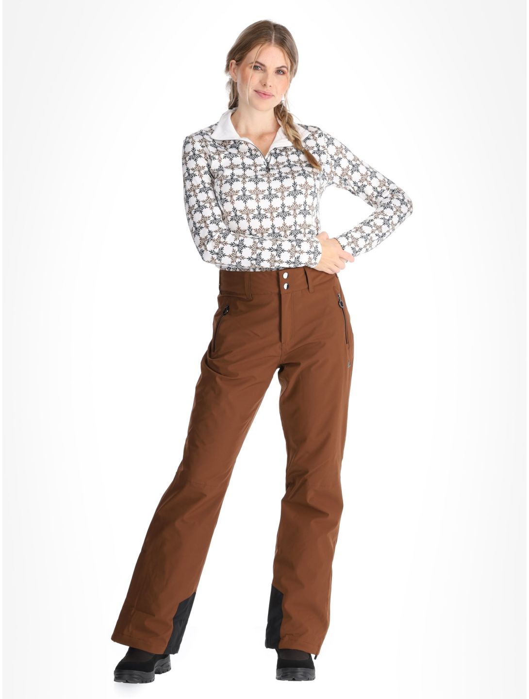 Luhta, Jero pantalones de esquí mujeres Chocolat marrón 