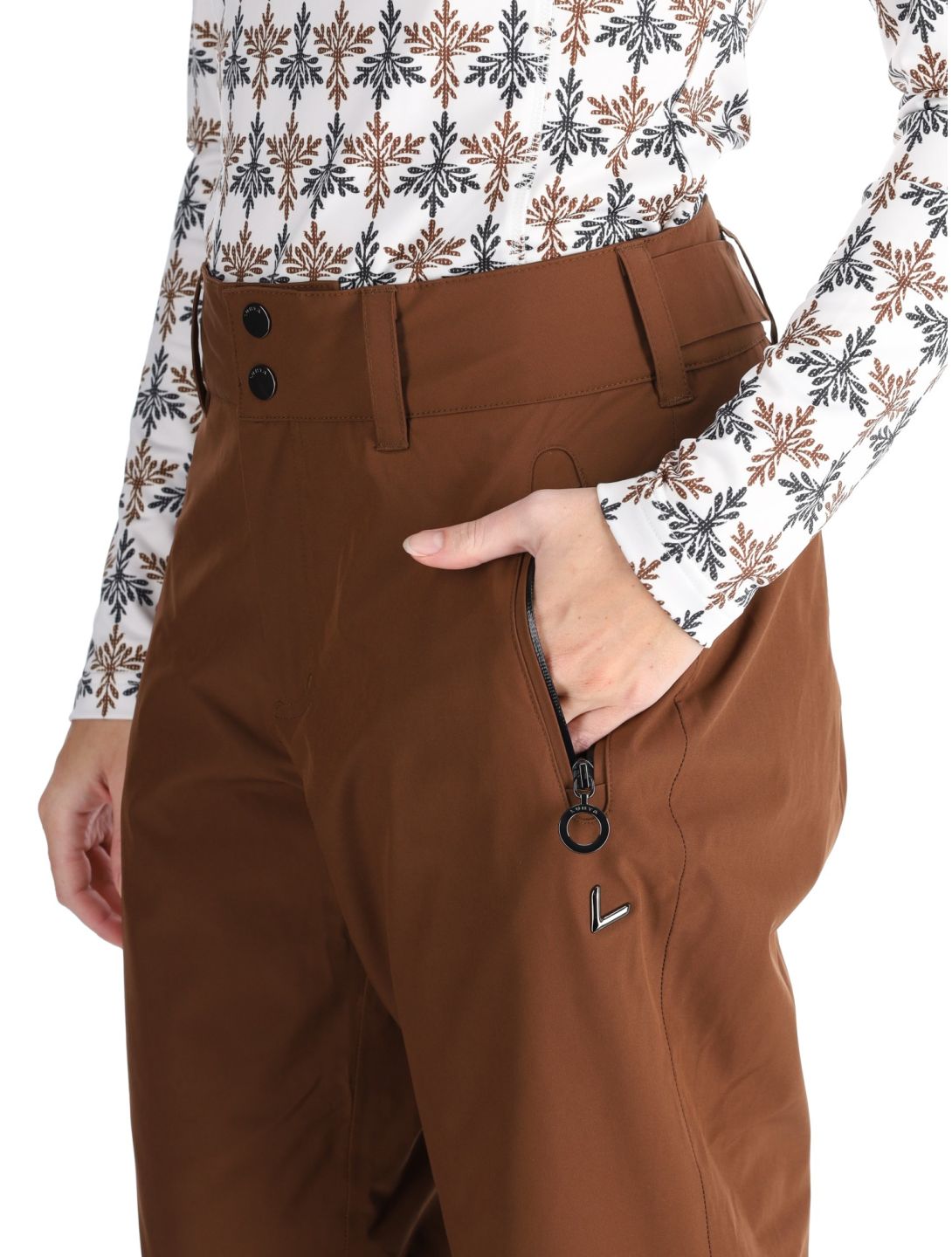 Luhta, Jero pantalones de esquí mujeres Chocolat marrón 