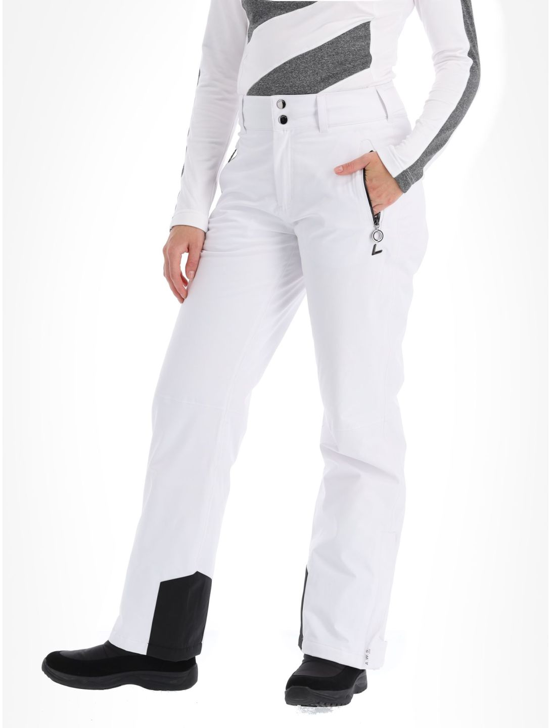 Luhta, Jero pantalones de esquí mujeres Optic White blanco 