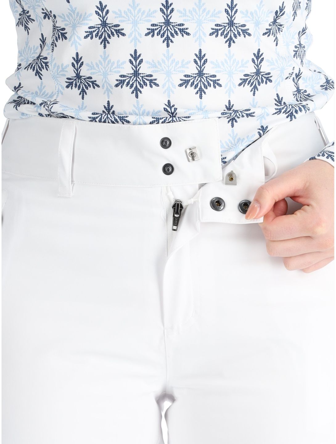 Luhta, Jero pantalones de esquí mujeres Optic White blanco 