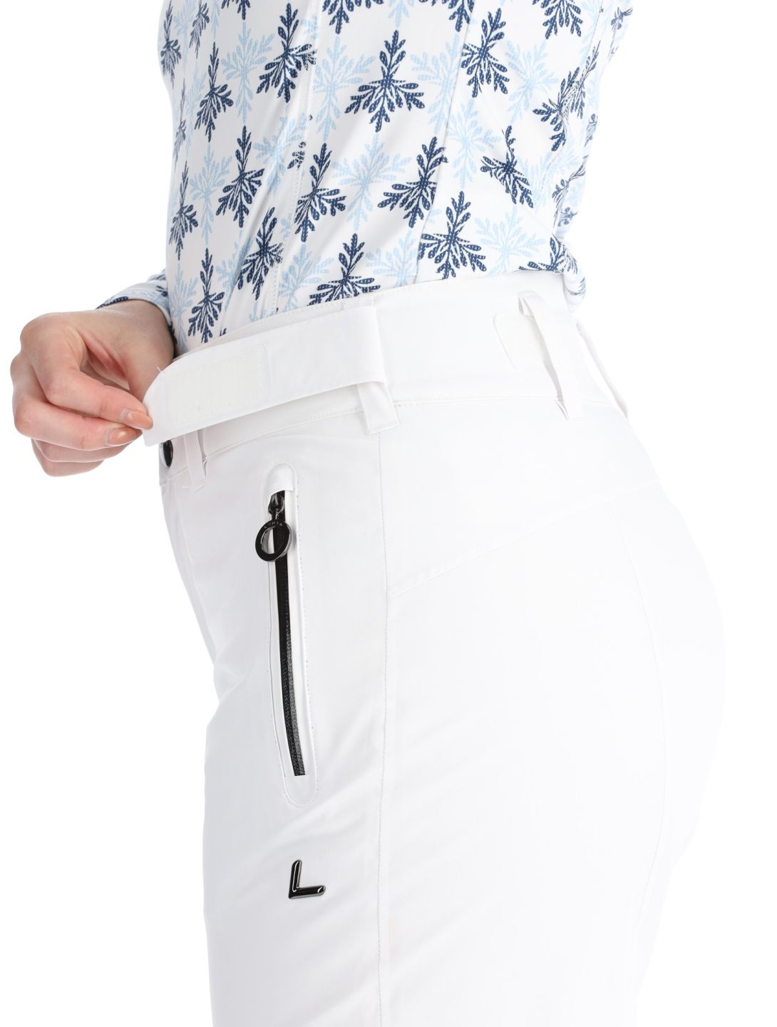 Luhta, Jero pantalones de esquí mujeres Optic White blanco 