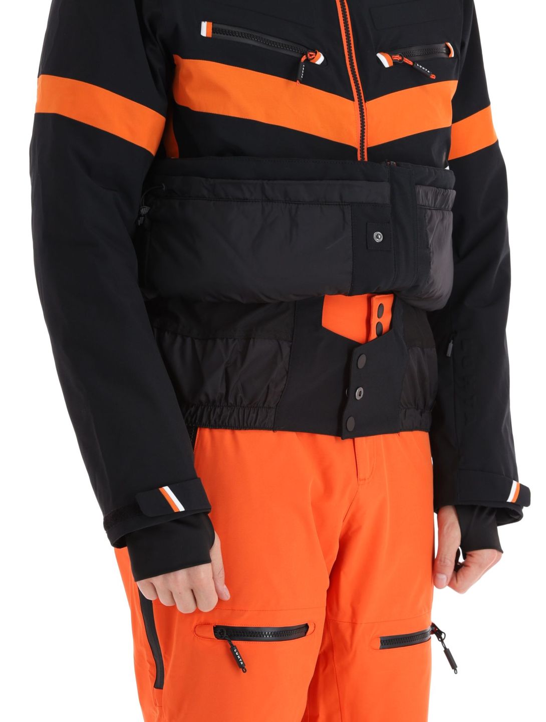 Luhta, Jierstivaara chaqueta de esquí hombres Black naranja, negro 