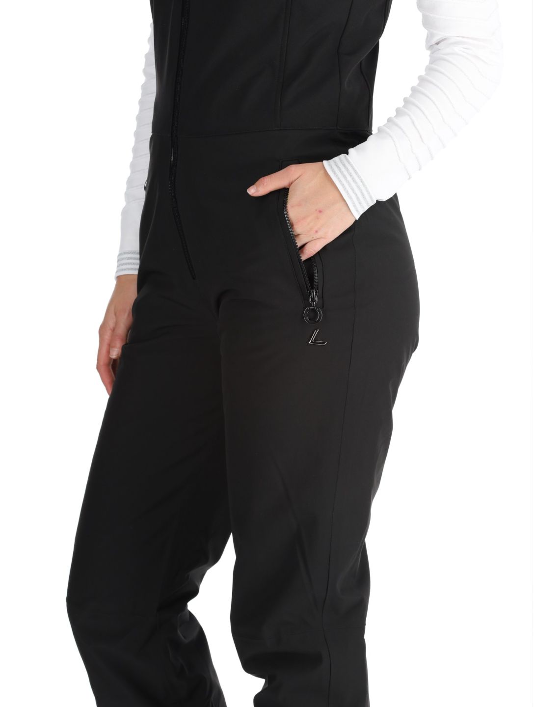 Luhta, Joenkielinen pantalones de esquí mujeres Black negro 