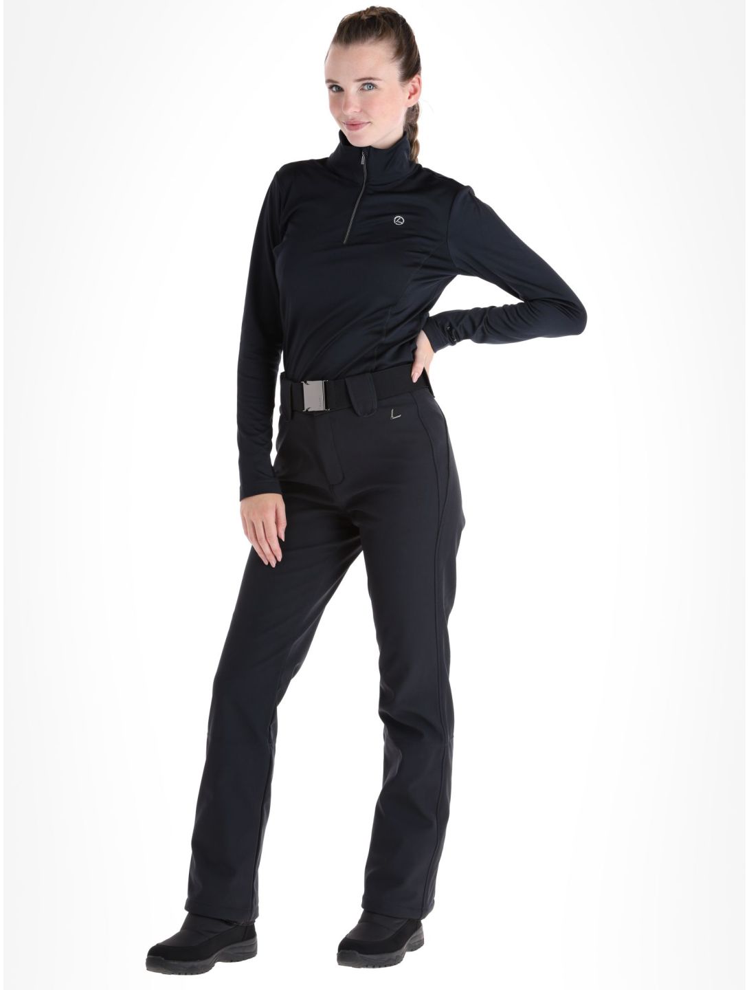 Luhta, Joensuu pantalones de esquí softshell mujeres Dark Blue azul 