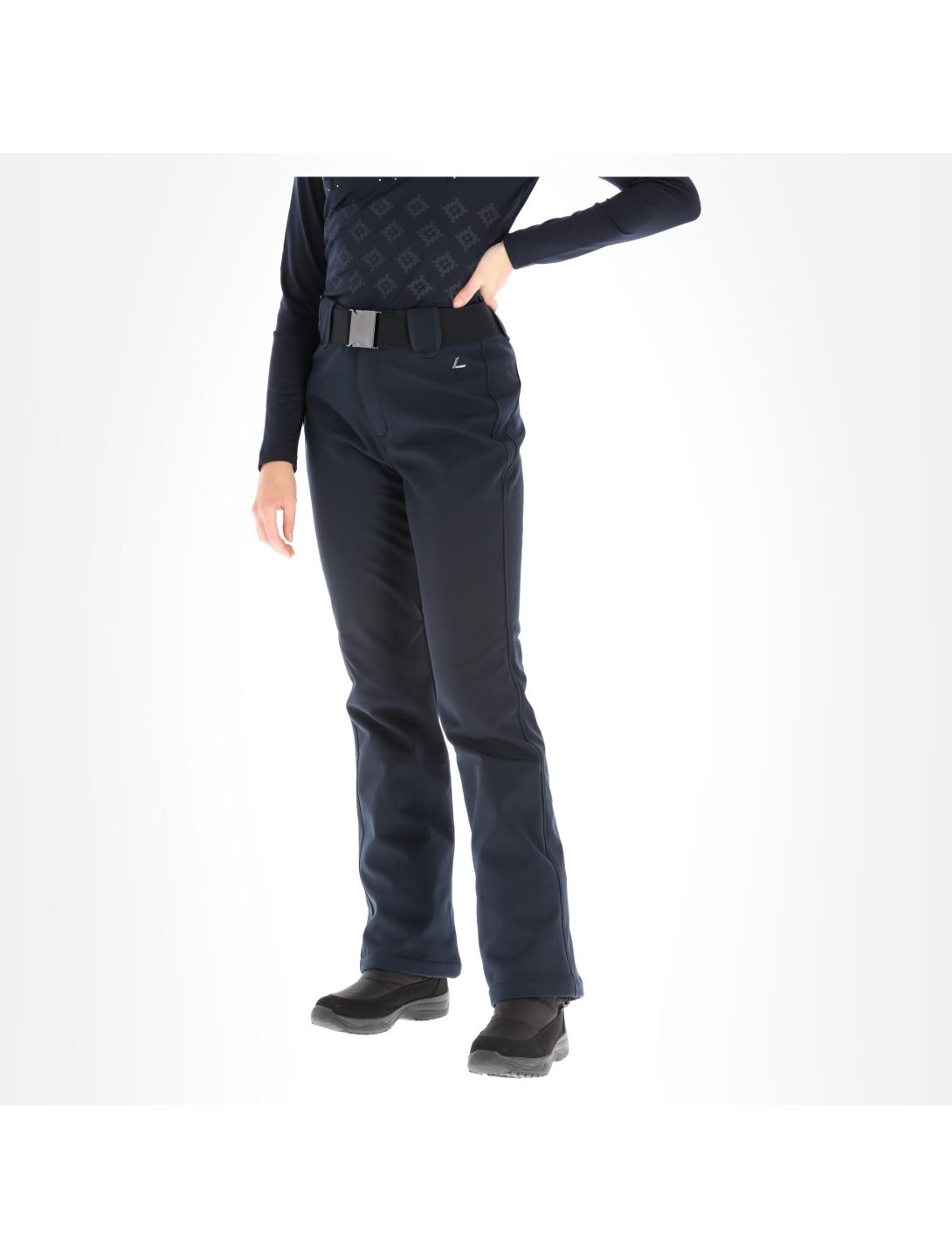 Luhta, Joensuu pantalones de esquí softshell mujeres dark azul