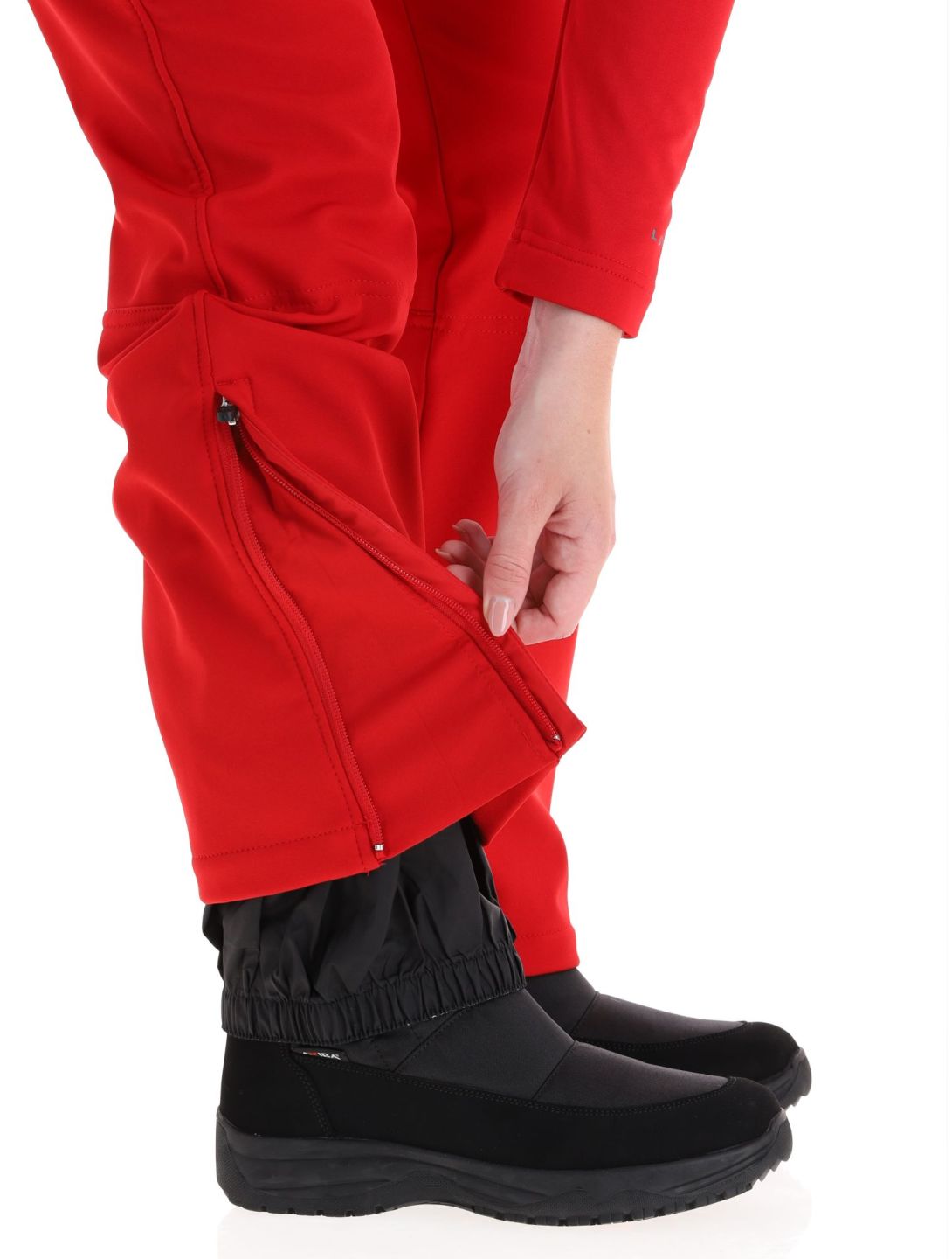 Luhta, Joentaus pantalones de esquí softshell mujeres Cranberry rojo 