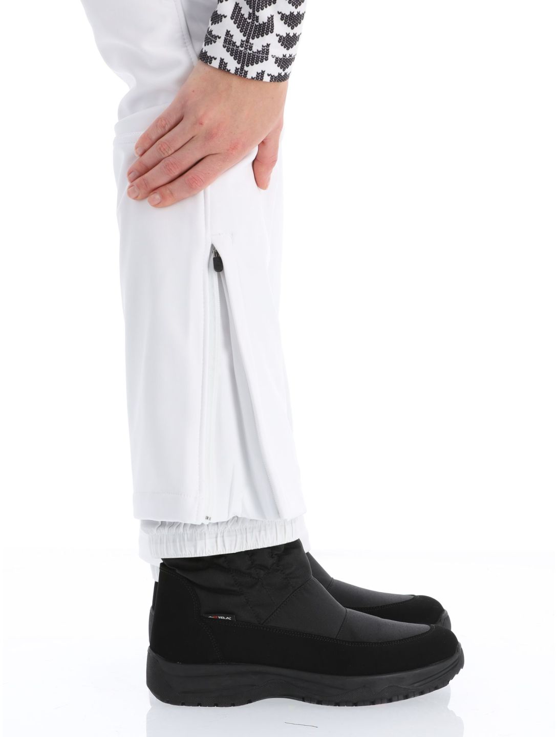 Luhta, Joentaus pantalones de esquí softshell mujeres Optic White blanco 