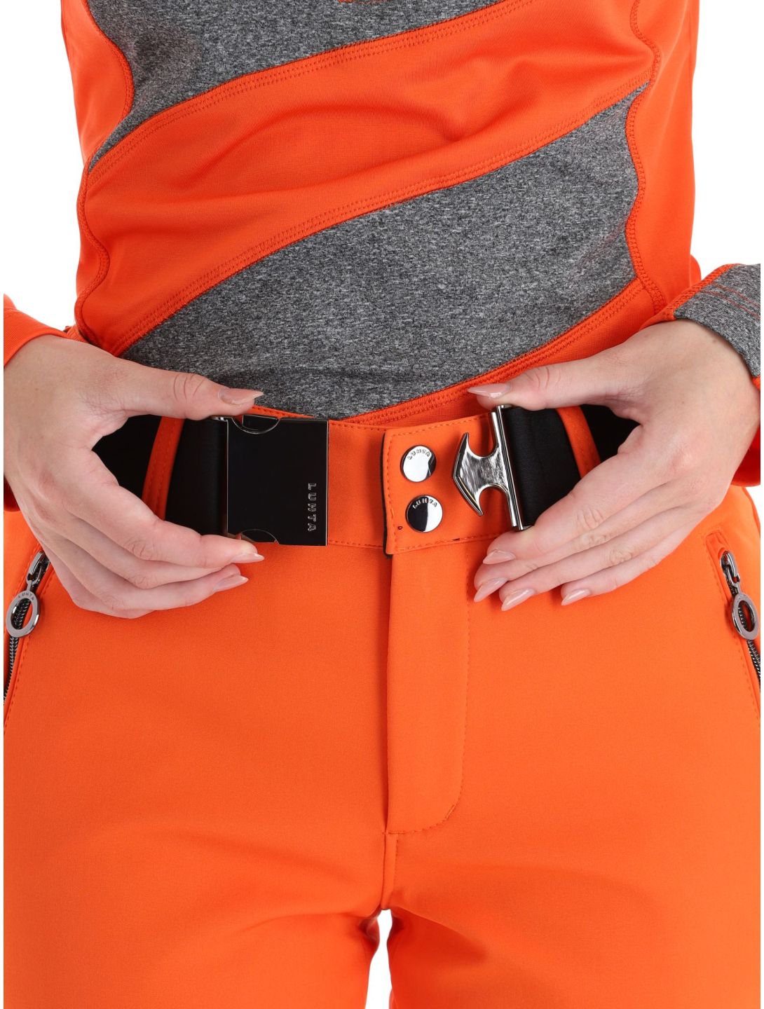 Luhta, Joentaus pantalones de esquí softshell mujeres Orange naranja 