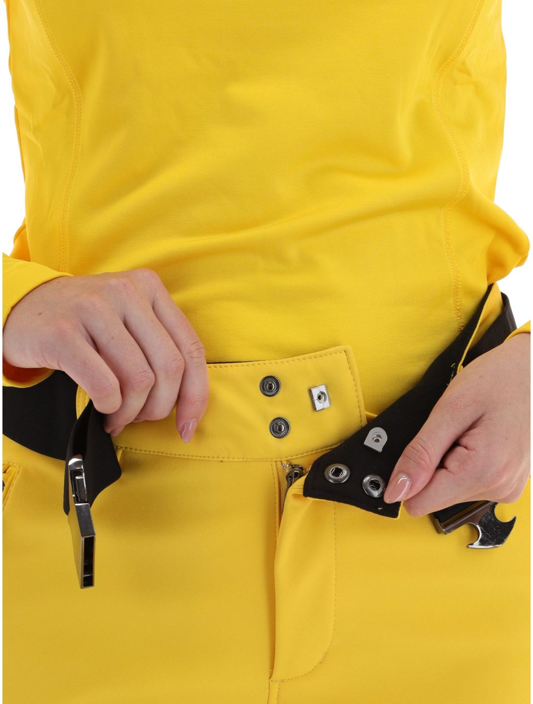 Luhta, Joentaus pantalones de esquí softshell mujeres Yellow amarillo 