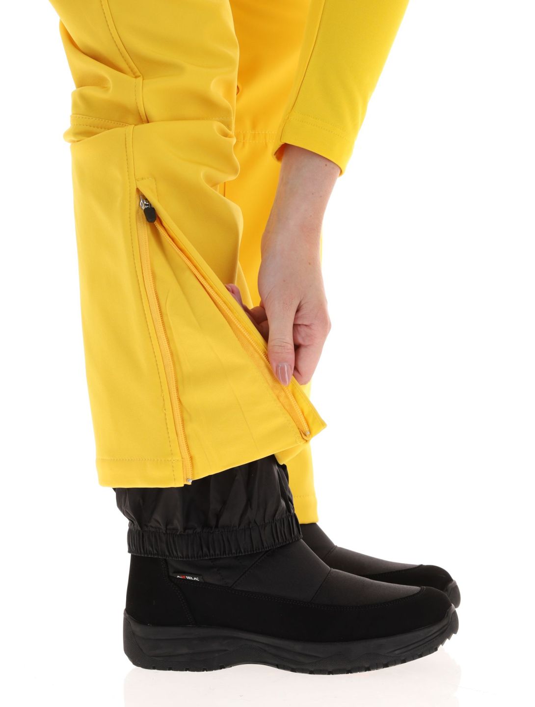 Luhta, Joentaus pantalones de esquí softshell mujeres Yellow amarillo 