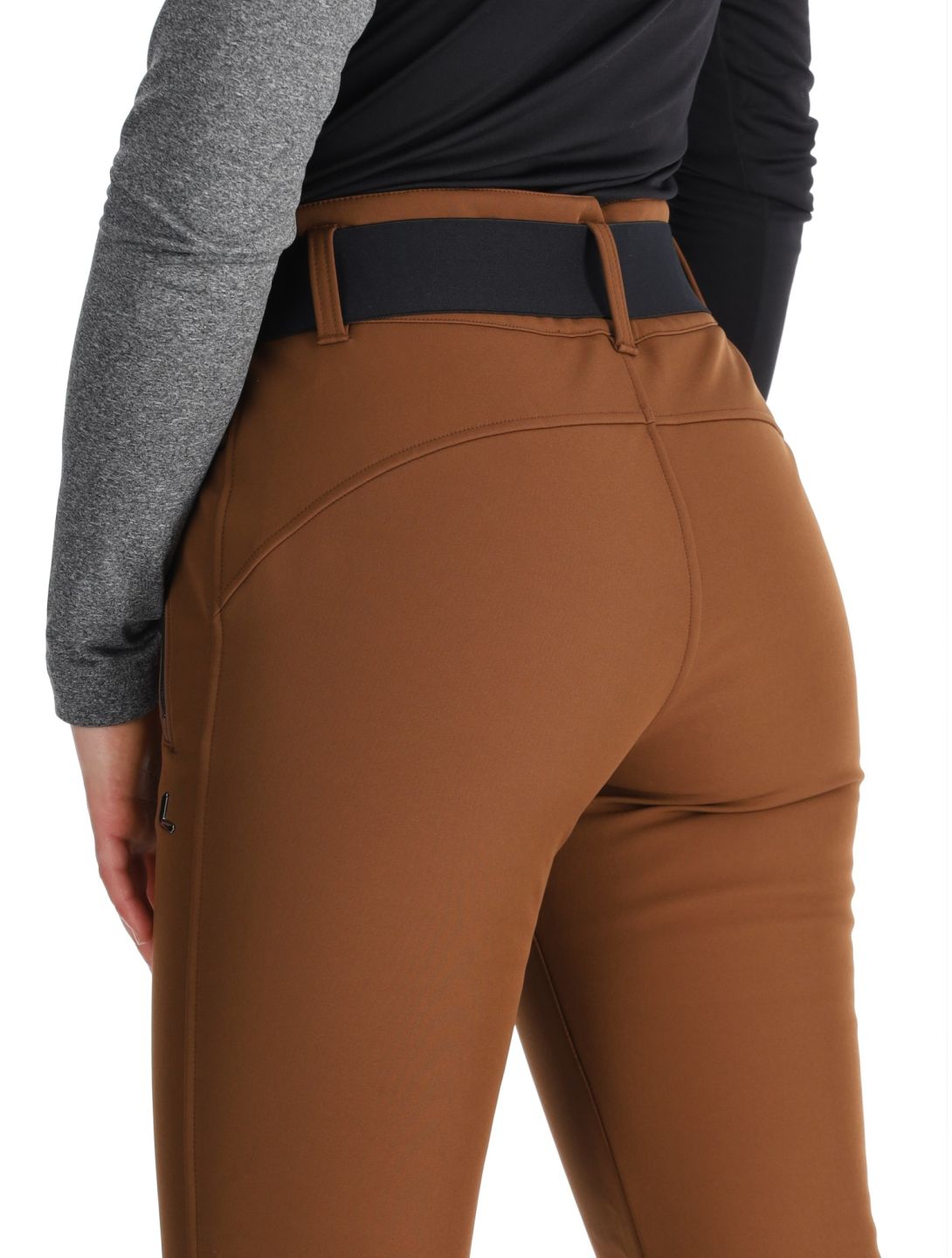 Luhta, Joentaus C pantalones de esquí softshell mujeres Chocolat marrón 