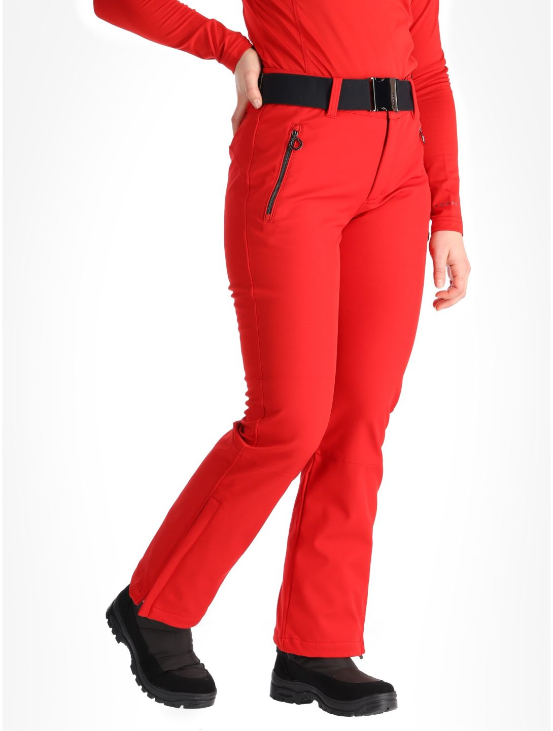 Luhta, Joentaus C pantalones de esquí softshell mujeres Cranberry rojo 