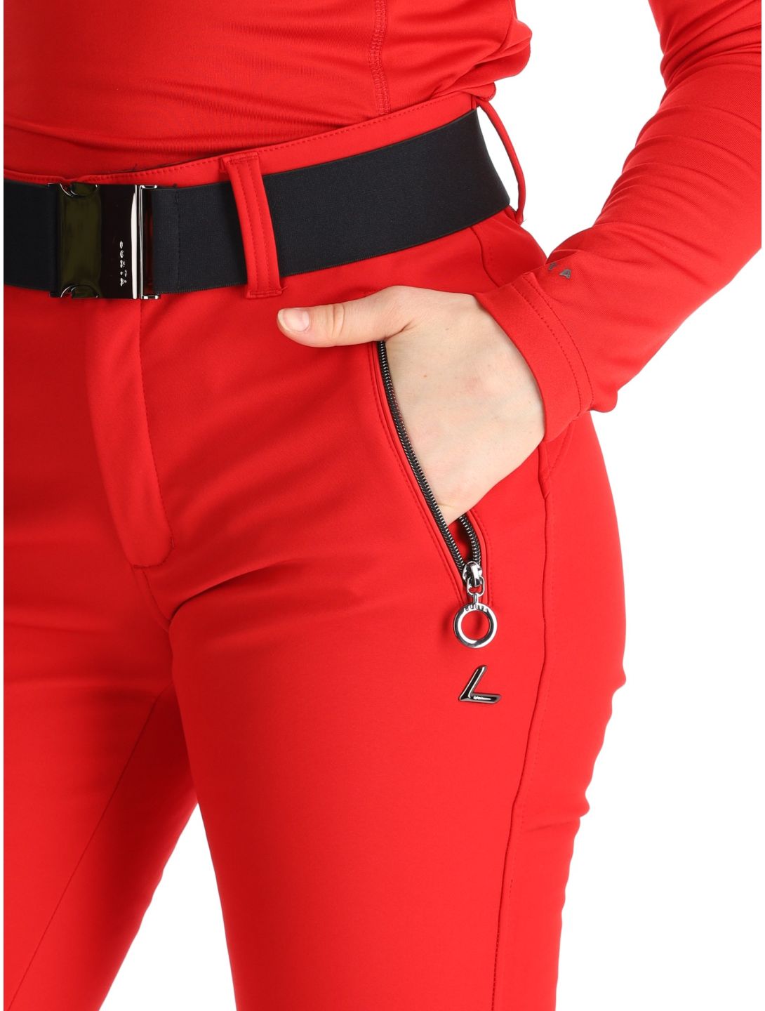 Luhta, Joentaus C pantalones de esquí softshell mujeres Cranberry rojo 