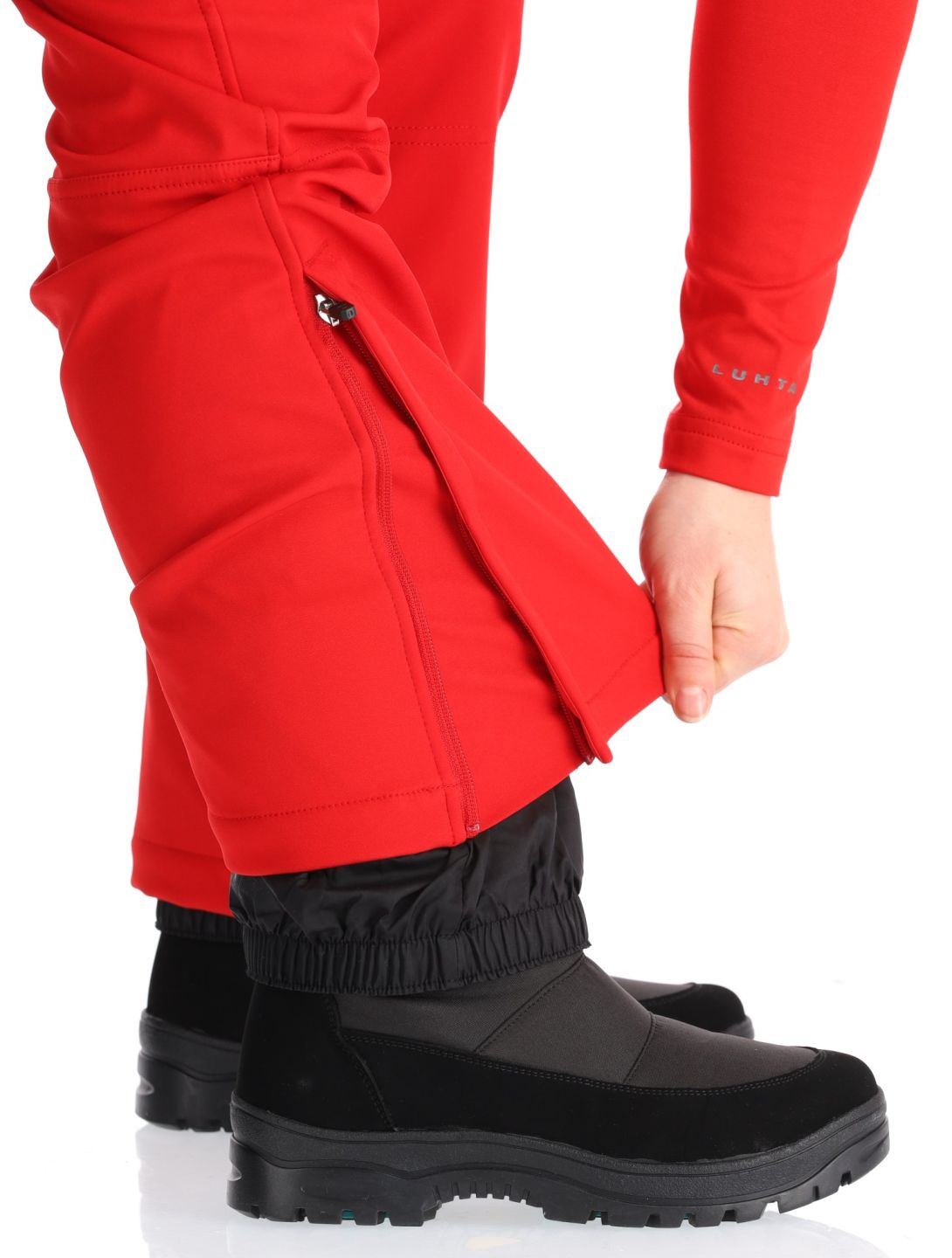 Luhta, Joentaus C pantalones de esquí softshell mujeres Cranberry rojo 