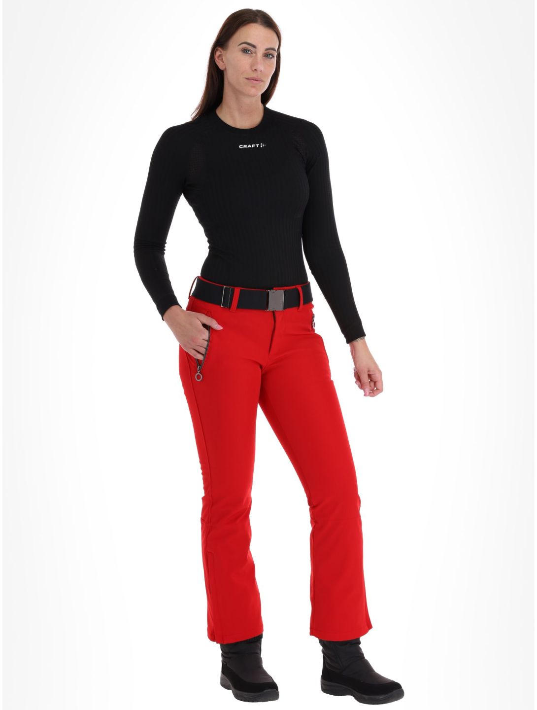 Luhta, Joentaus C pantalones de esquí softshell modelo pequeño mujeres Cranberry rojo 