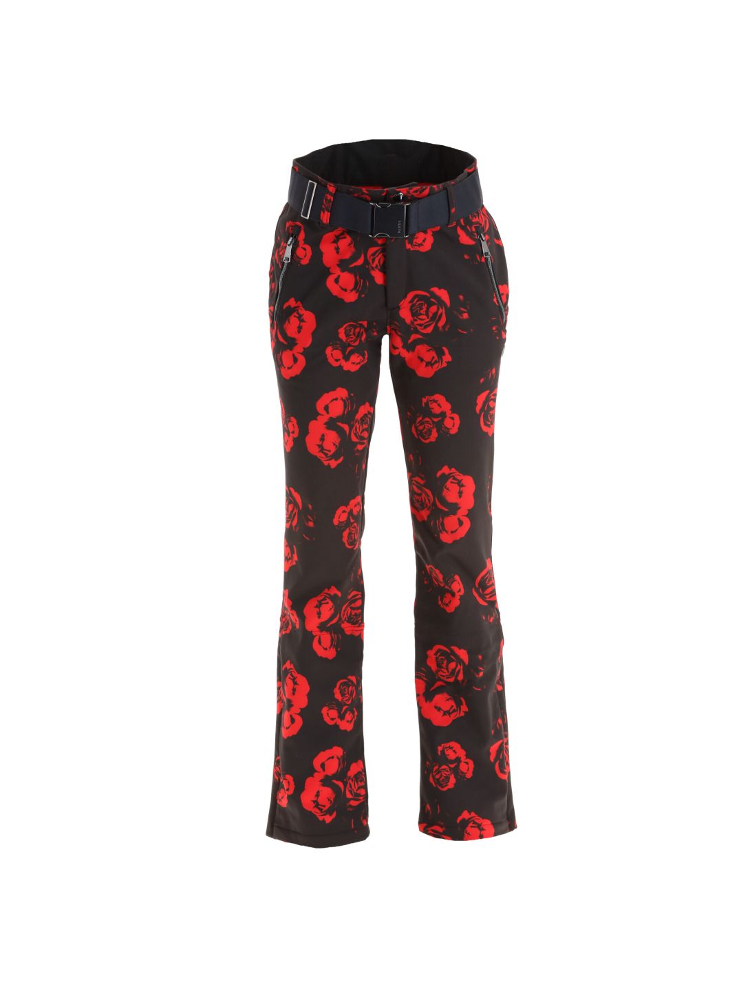 Luhta, Joentaus pantalones de esquí softshell mujeres classic rojo