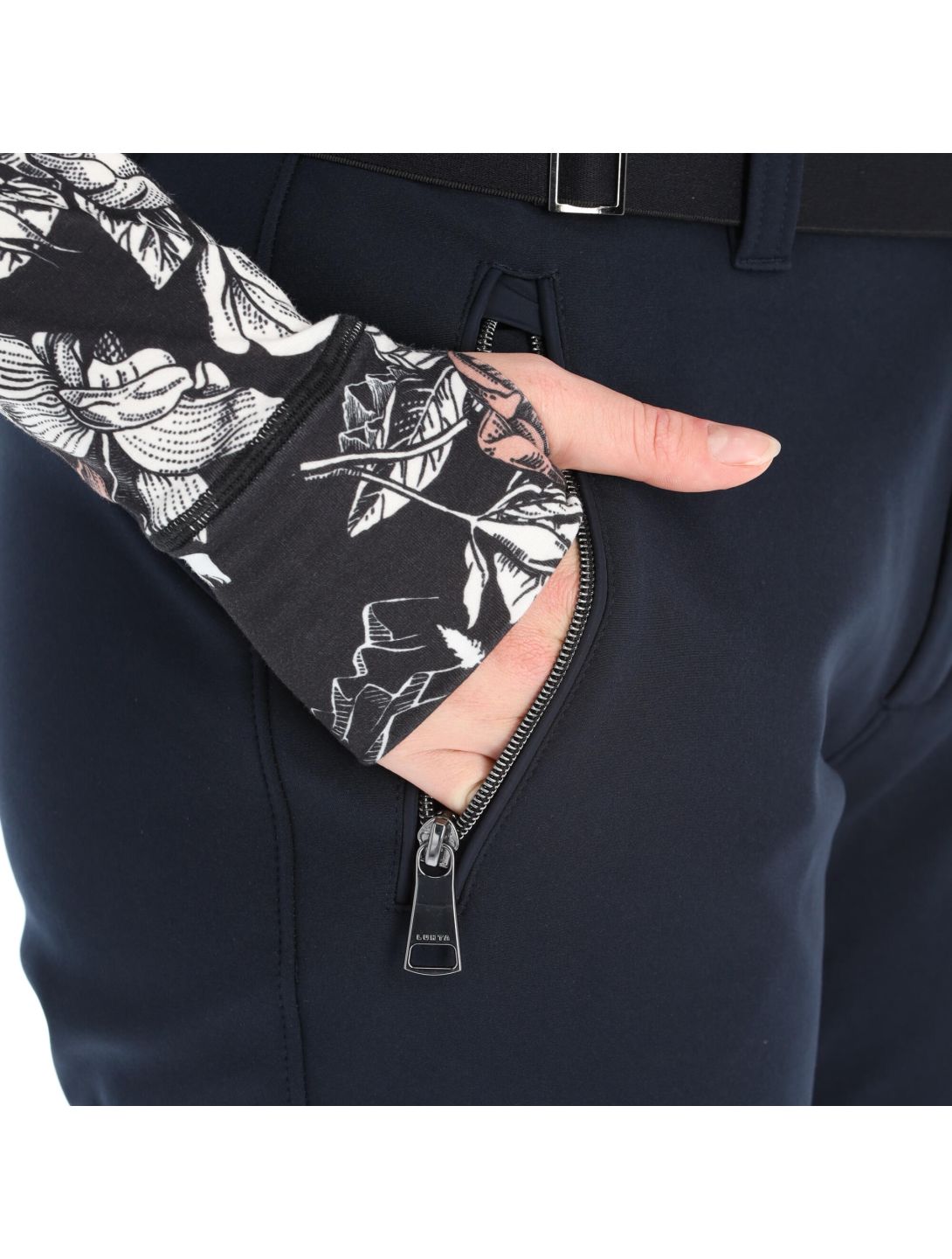 Luhta, Joentaus pantalones de esquí softshell mujeres dark azul