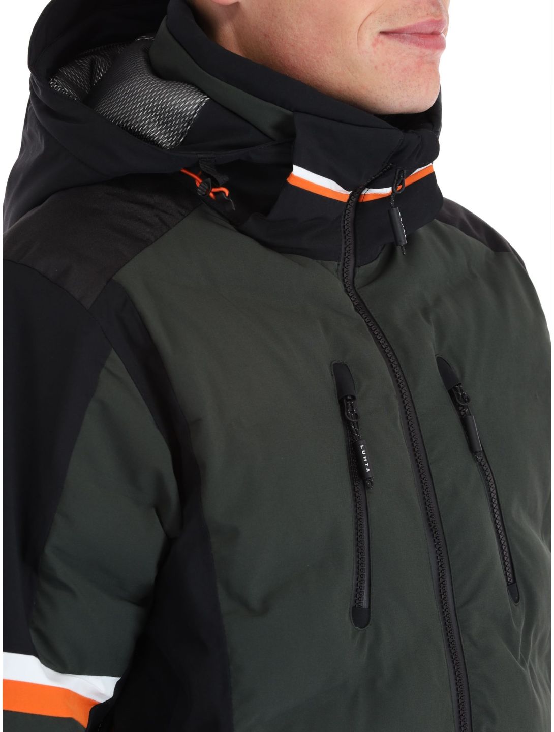 Luhta, Jollanoaivi chaqueta de esquí hombres Dark Green negro, verde 