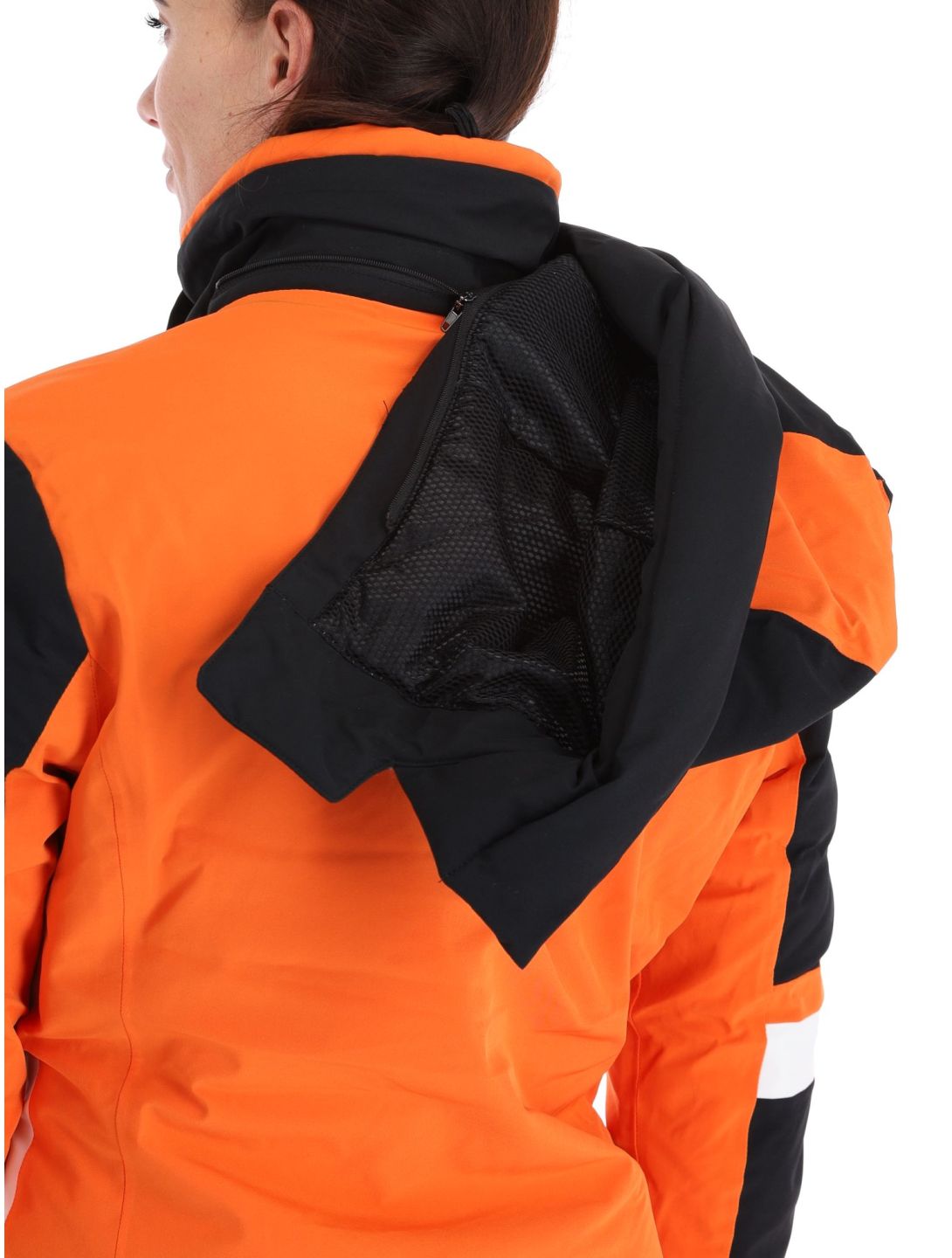 Luhta, Kaakkurivaara chaqueta de esquí mujeres Black naranja, negro 