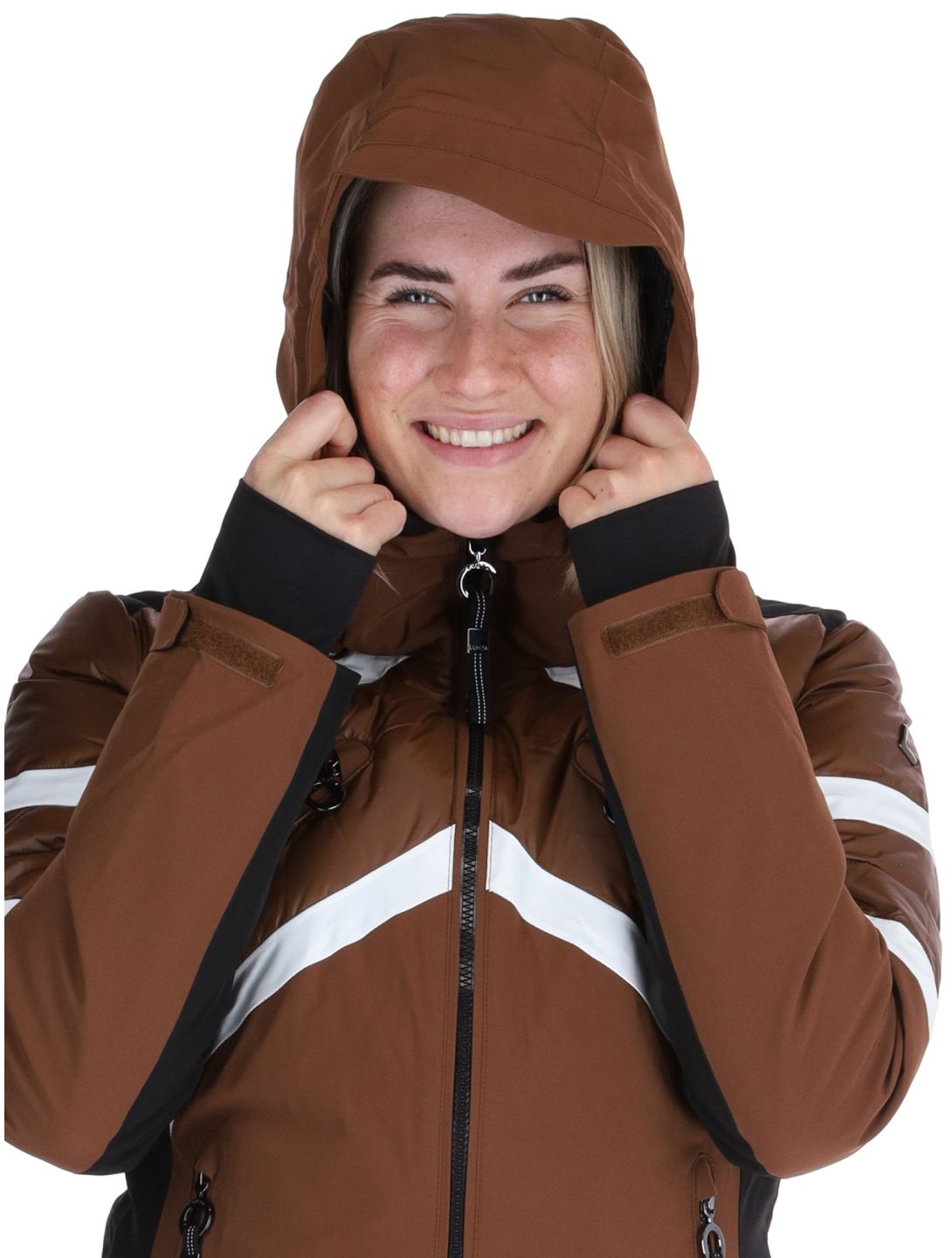 Luhta, Kaamanen chaqueta de esquí mujeres Chocolat marrón 