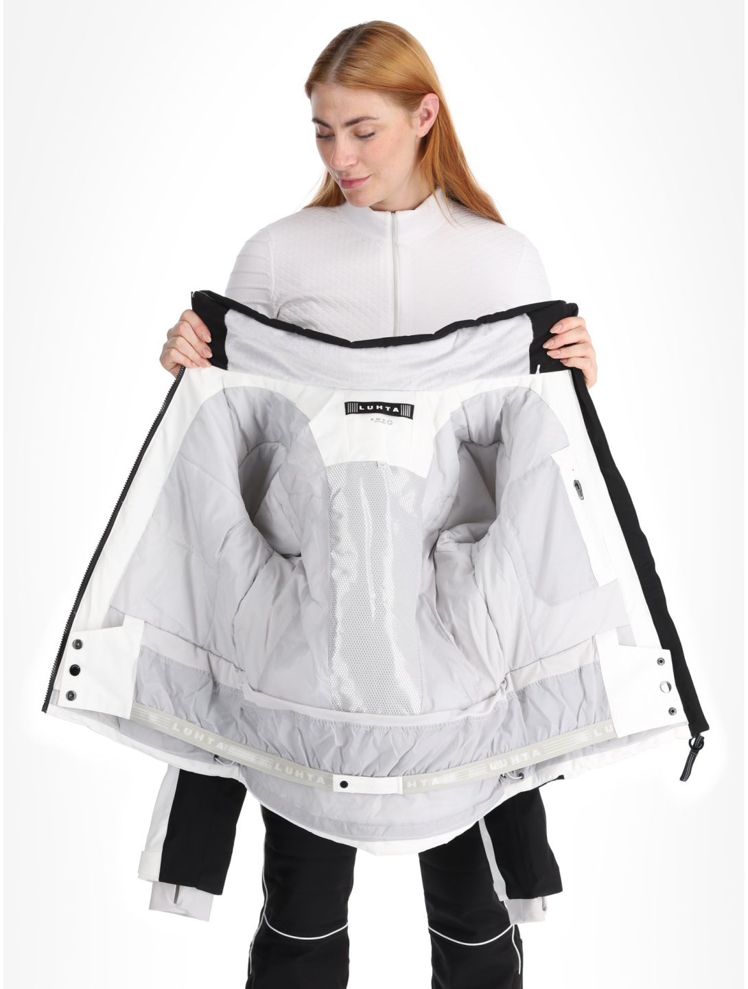 Luhta, Kaamanen chaqueta de esquí mujeres Optic White blanco 