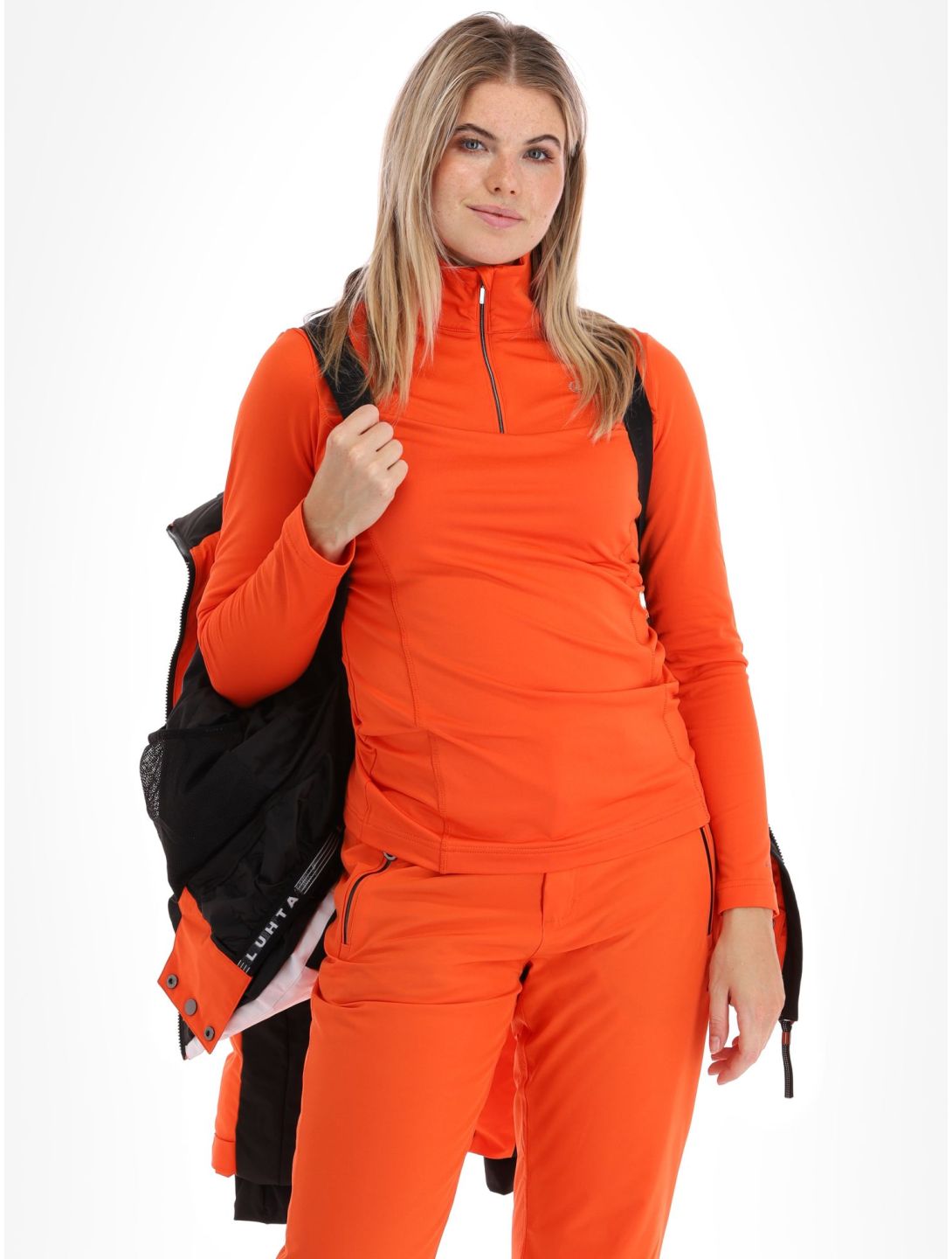 Luhta, Kaldoaivi chaqueta de esquí mujeres Orange blanco, naranja, negro 