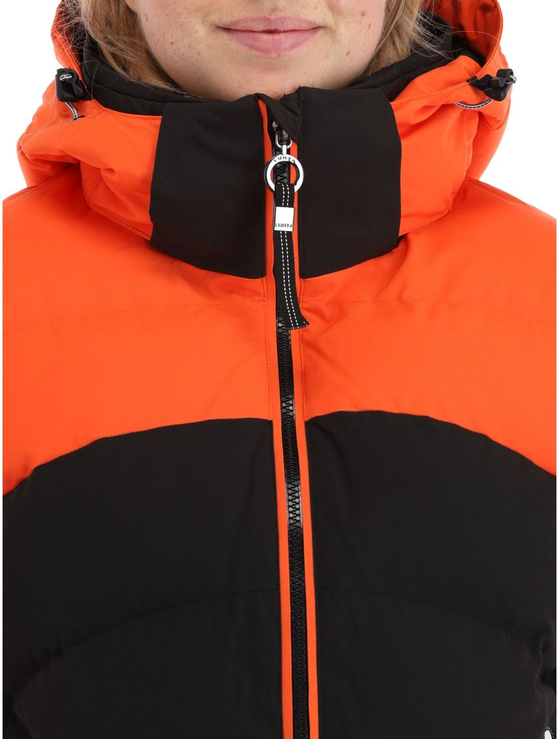 Luhta, Kaldoaivi chaqueta de esquí mujeres Orange blanco, naranja, negro 