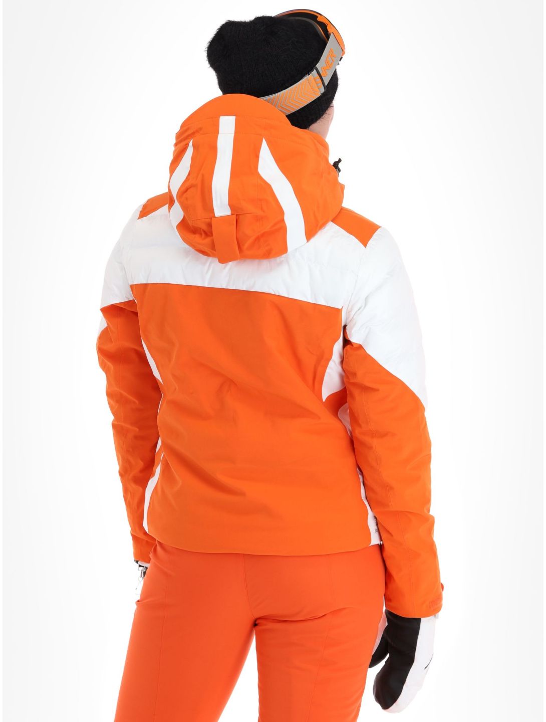 Luhta, Kanervala chaqueta de esquí mujeres Orange blanco, naranja 