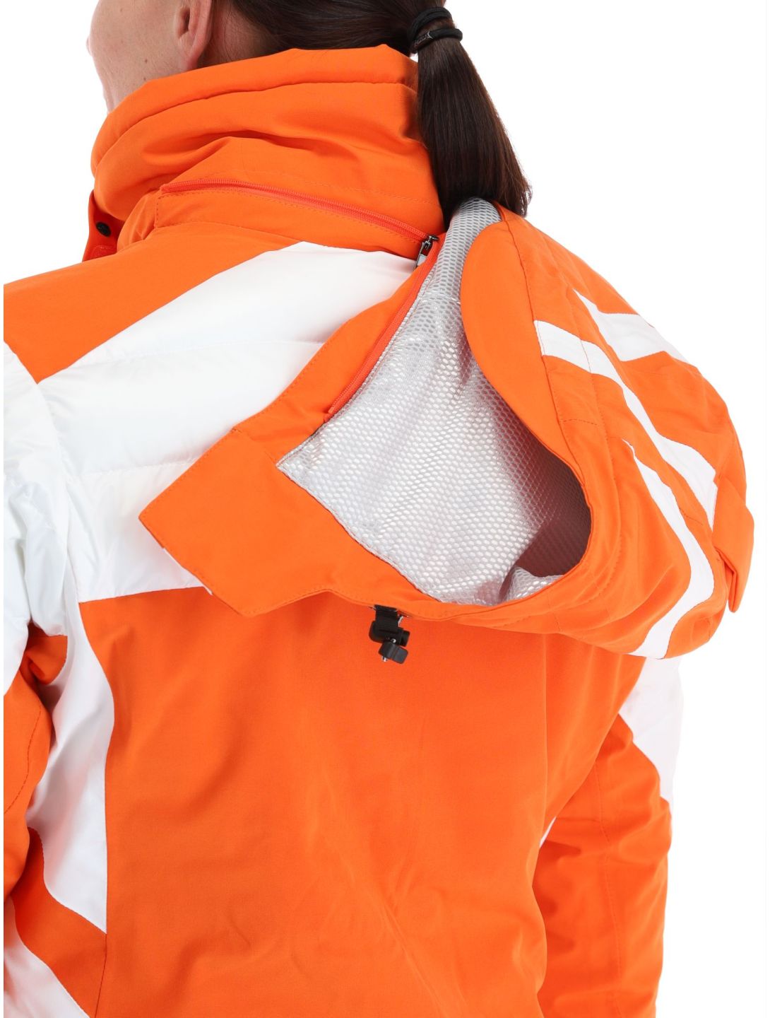 Luhta, Kanervala chaqueta de esquí mujeres Orange blanco, naranja 