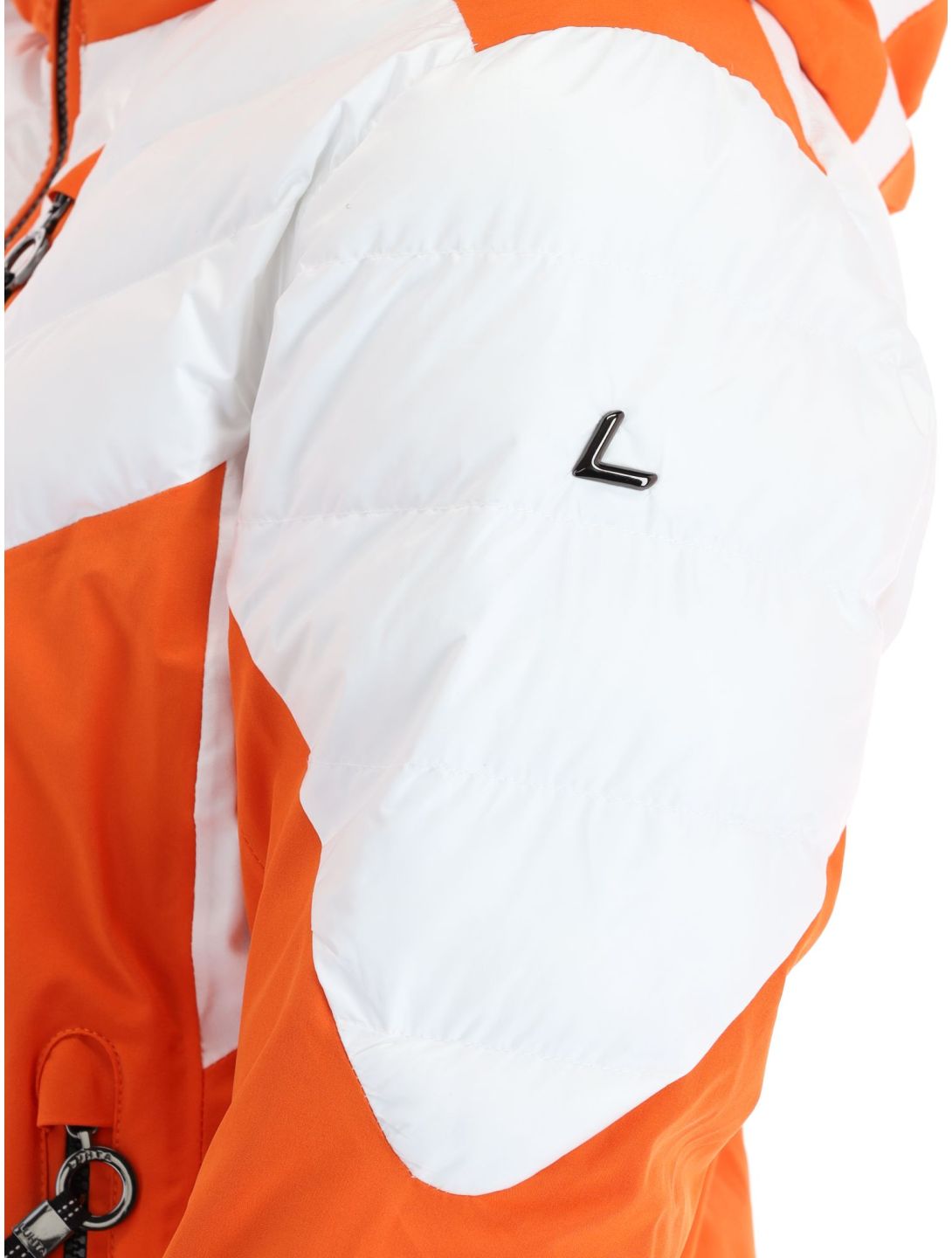 Luhta, Kanervala chaqueta de esquí mujeres Orange blanco, naranja 