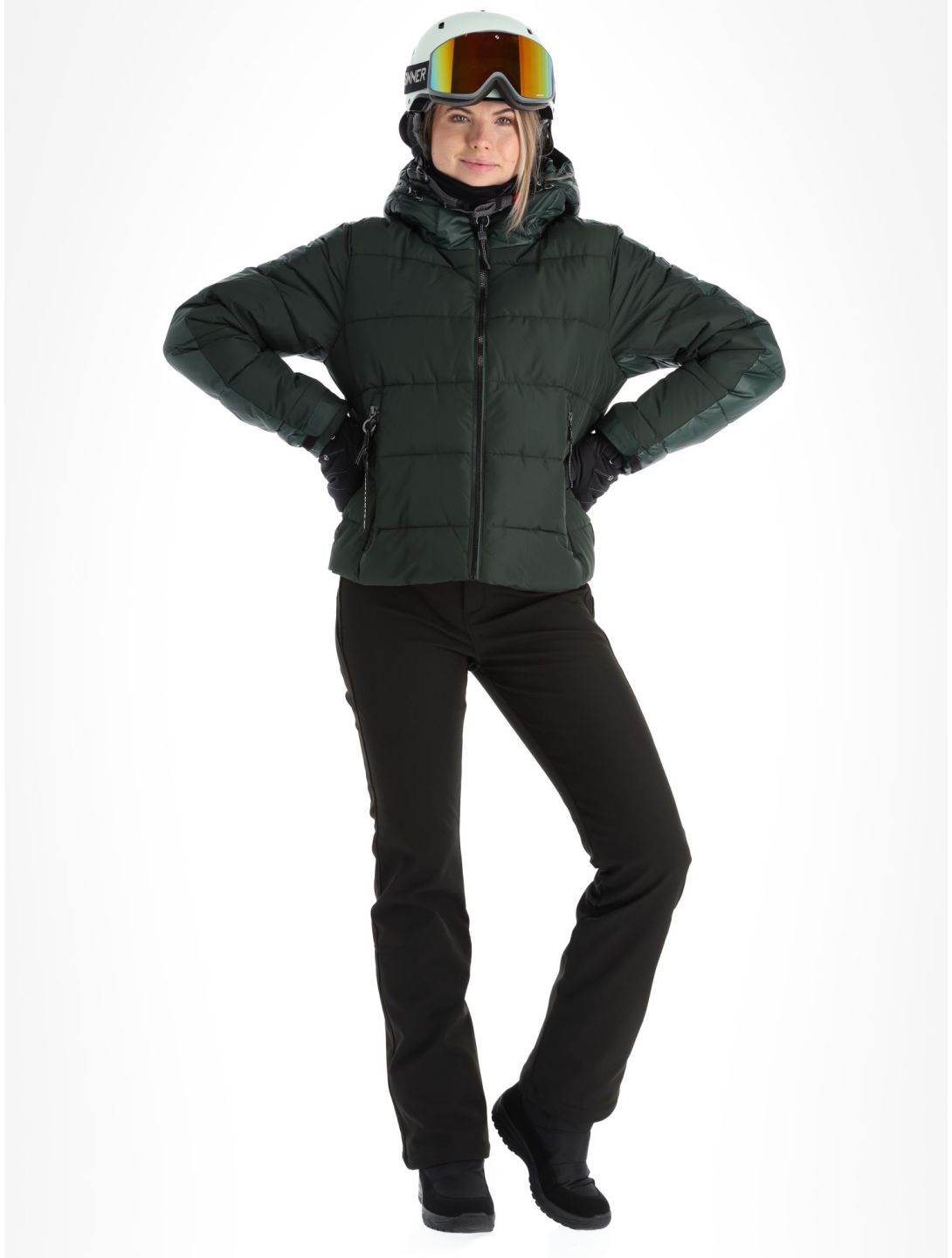 Luhta, Karhutunturi chaqueta de esquí mujeres Dark Green verde 