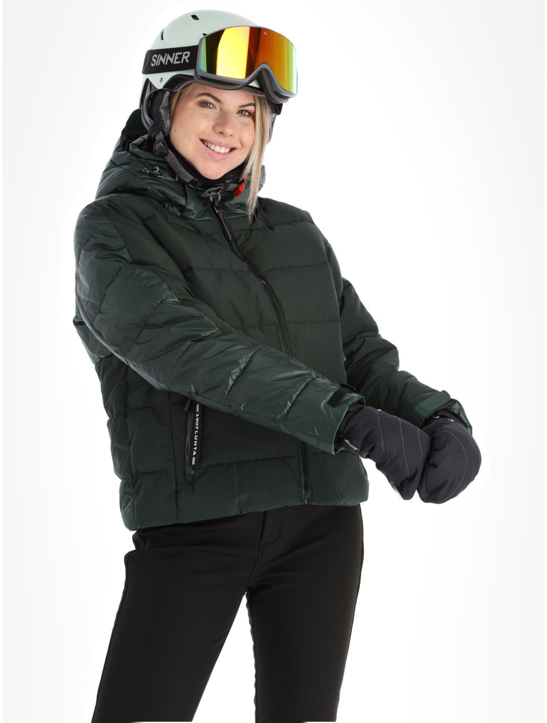 Luhta, Karhutunturi chaqueta de esquí mujeres Dark Green verde 