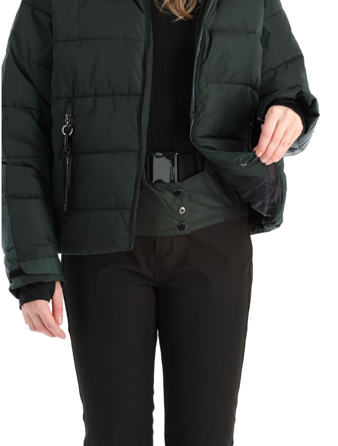 Luhta, Karhutunturi chaqueta de esquí mujeres Dark Green verde 