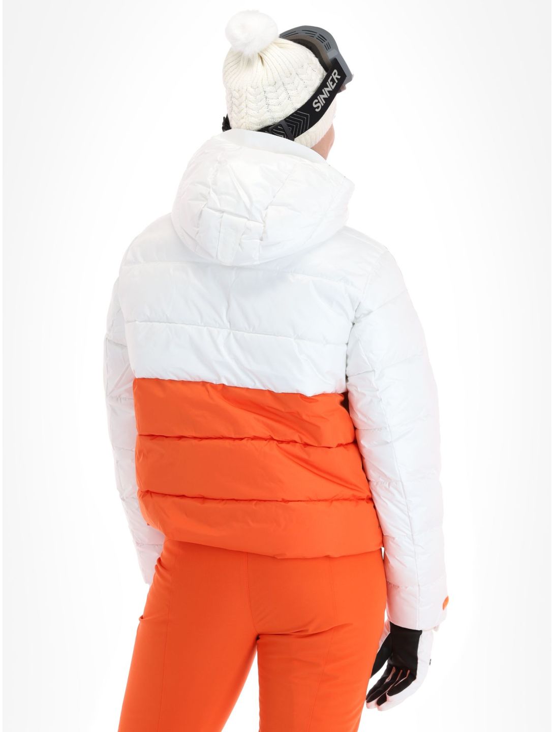 Luhta, Karhutunturi chaqueta de esquí mujeres Orange blanco, naranja 