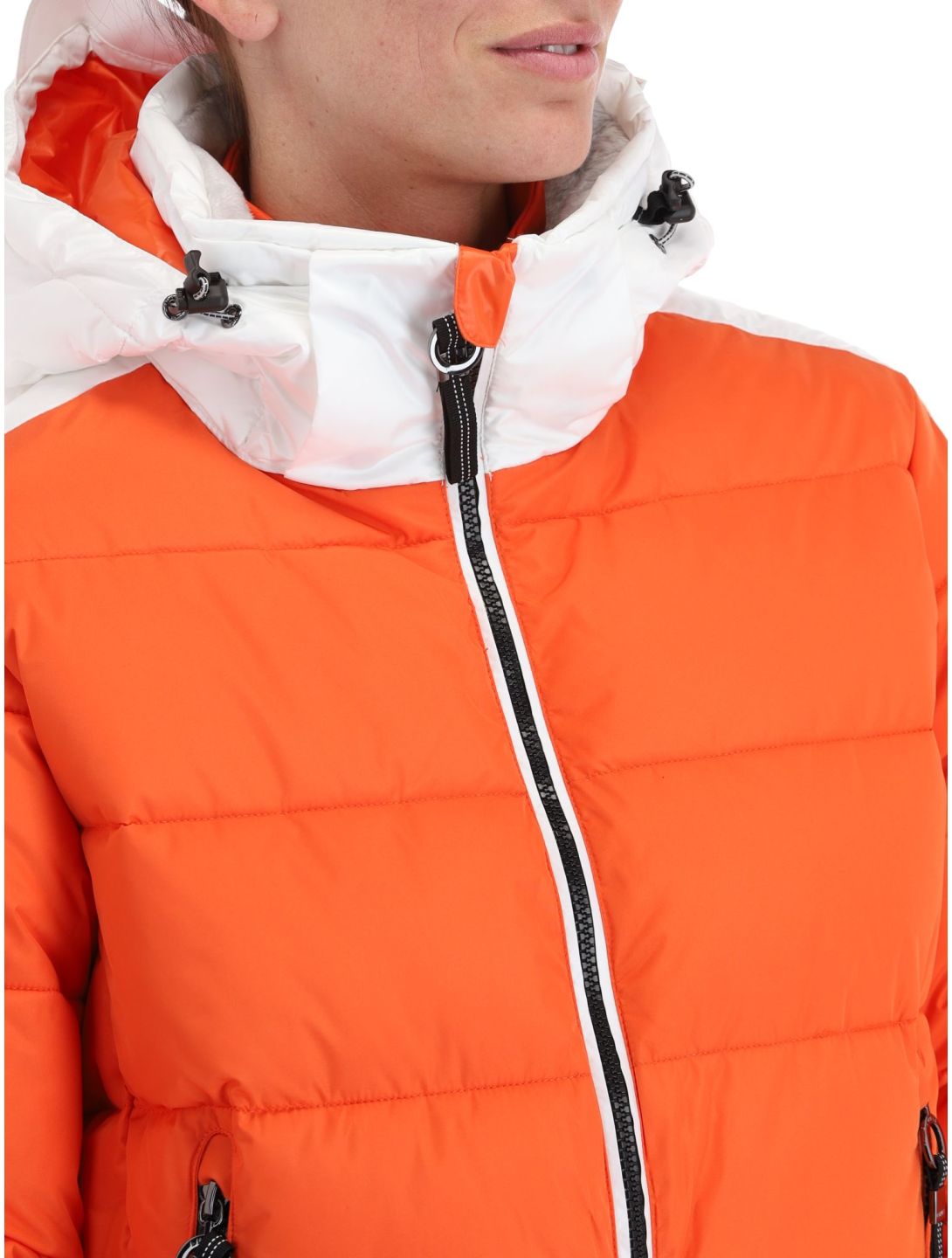 Luhta, Karhutunturi chaqueta de esquí mujeres Orange blanco, naranja 